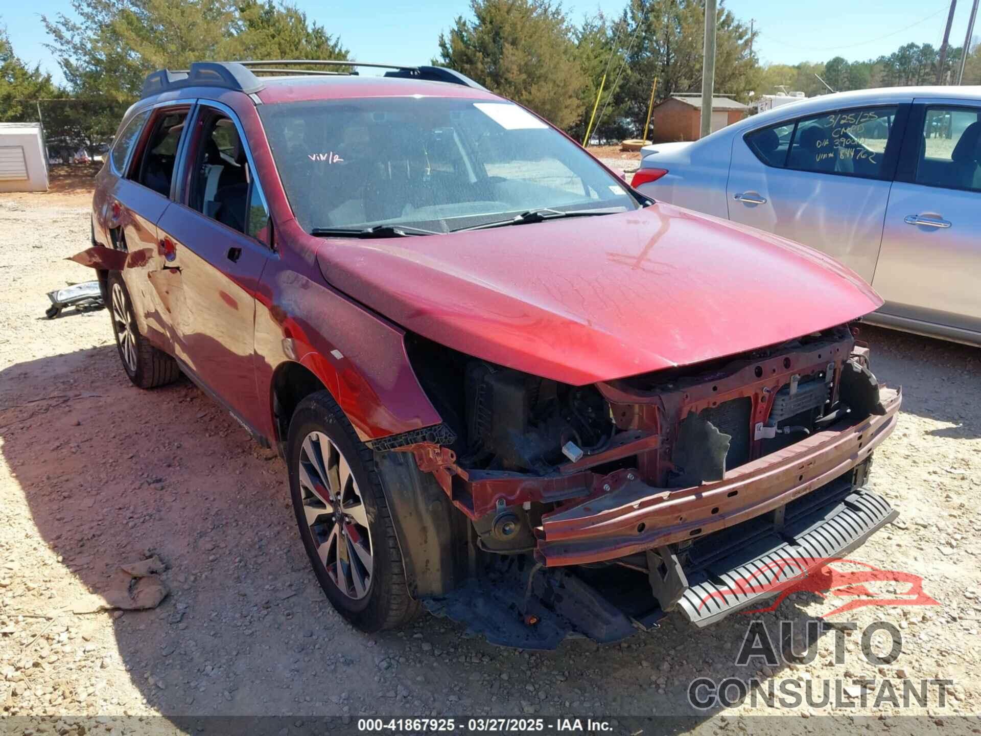 SUBARU OUTBACK 2017 - 4S4BSANCXH3212728