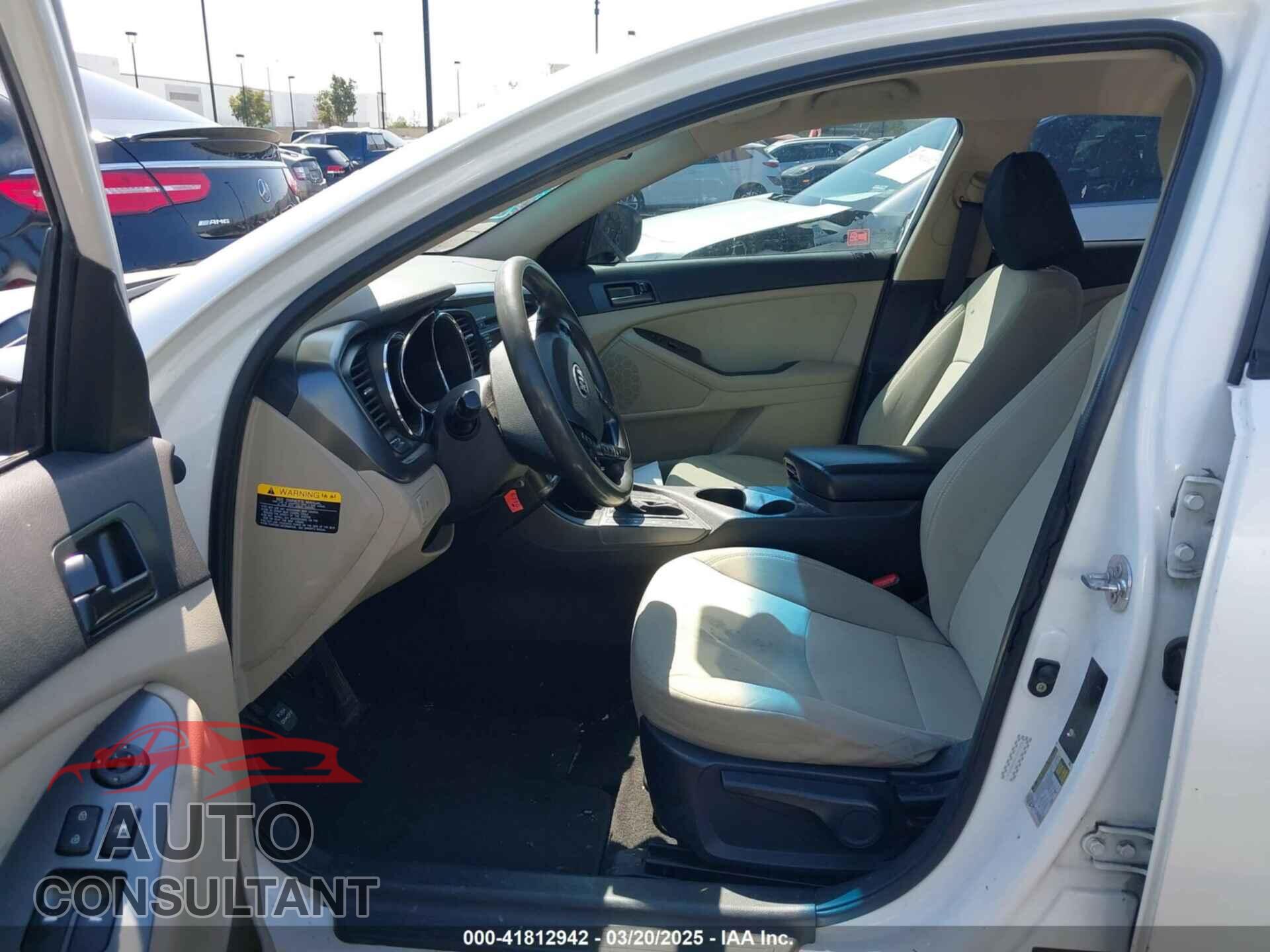KIA OPTIMA 2013 - KNAGM4A71D5383314