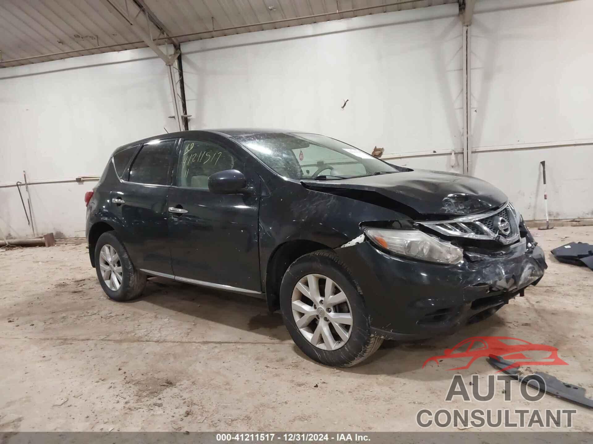 NISSAN MURANO 2011 - JN8AZ1MW9BW172255