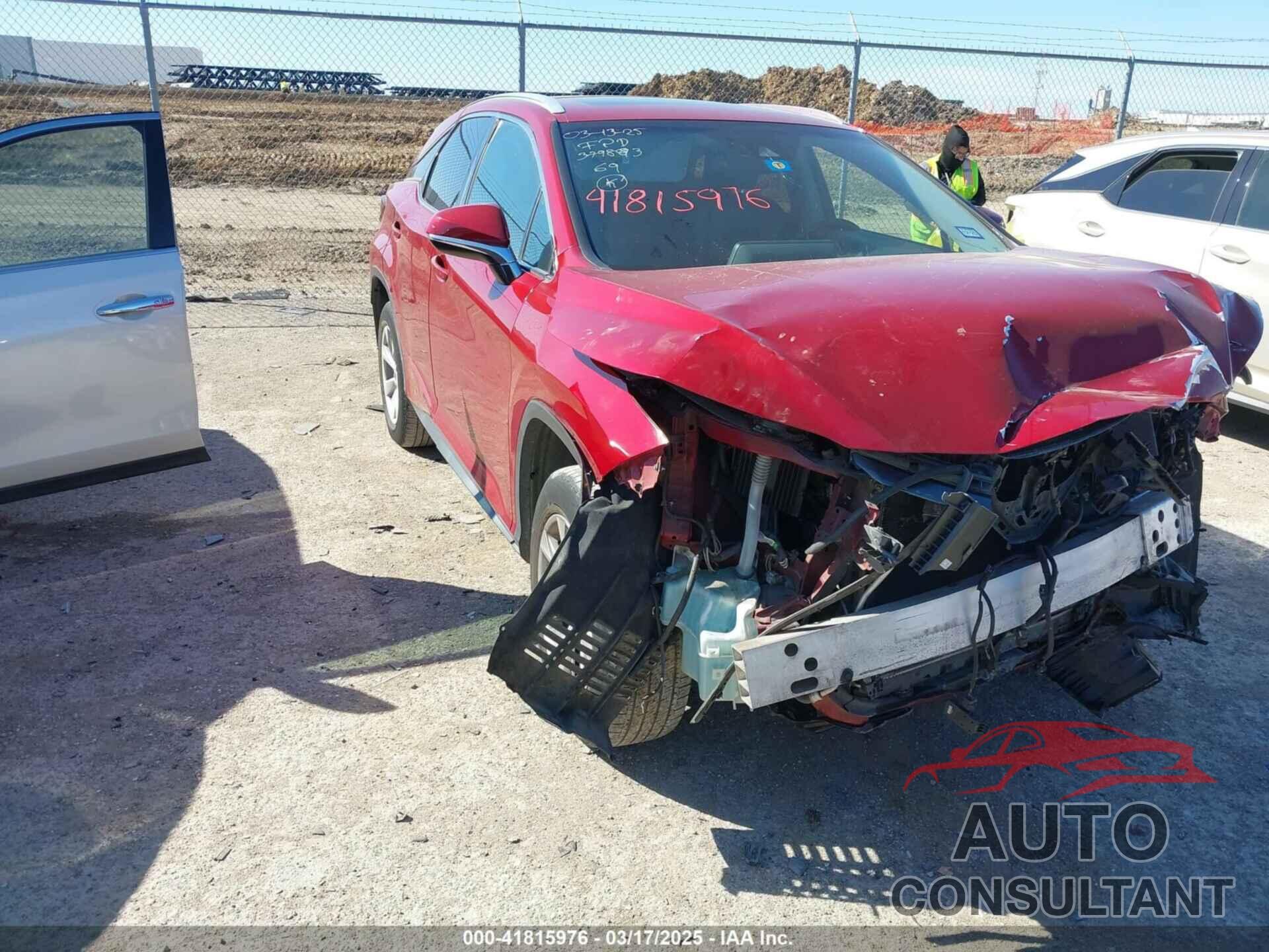 LEXUS RX 350 2017 - 2T2BZMCA3HC056800