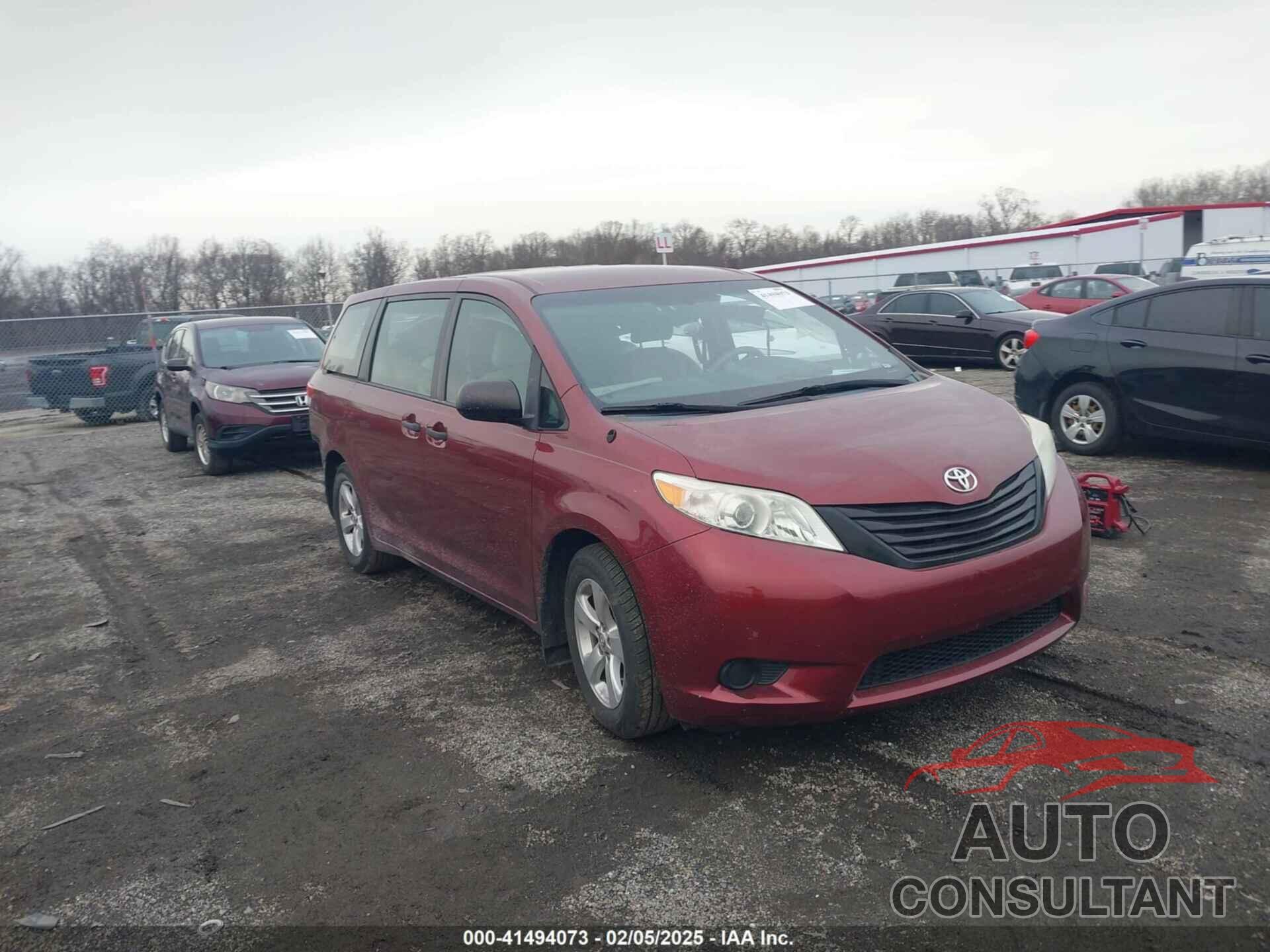 TOYOTA SIENNA 2014 - 5TDZK3DC8ES477402