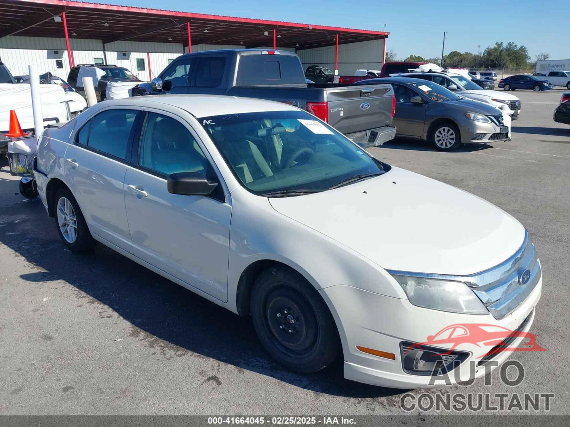 FORD FUSION 2012 - 3FAHP0GA7CR364584
