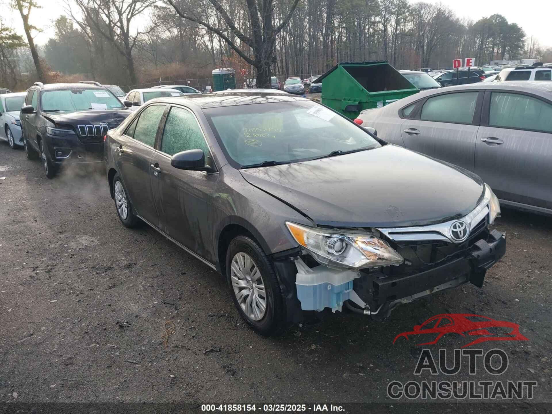 TOYOTA CAMRY 2012 - 4T4BF1FK3CR273244