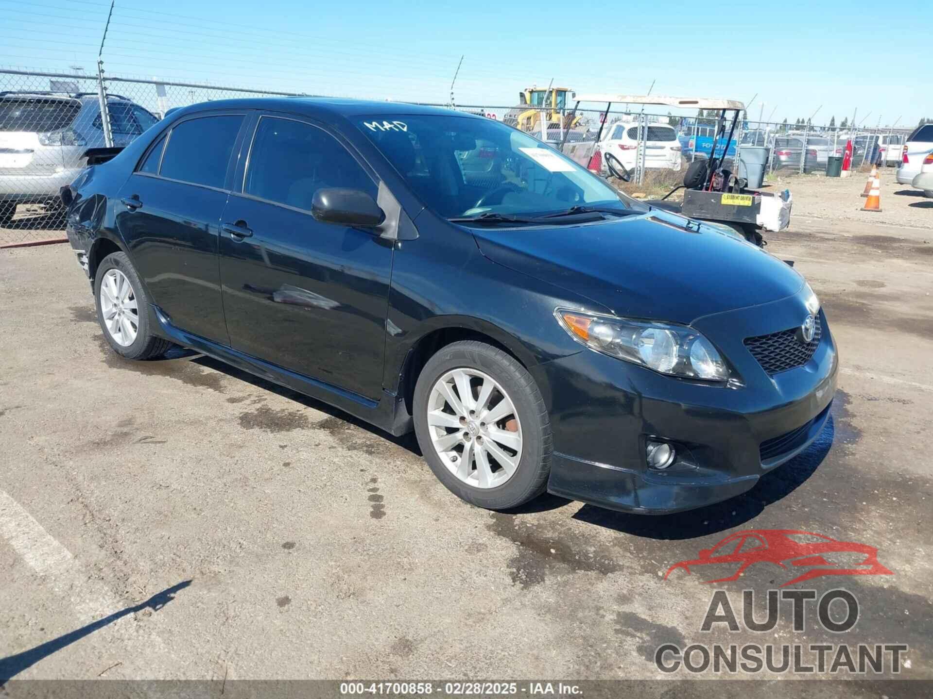 TOYOTA COROLLA 2010 - 2T1BU4EE9AC454229