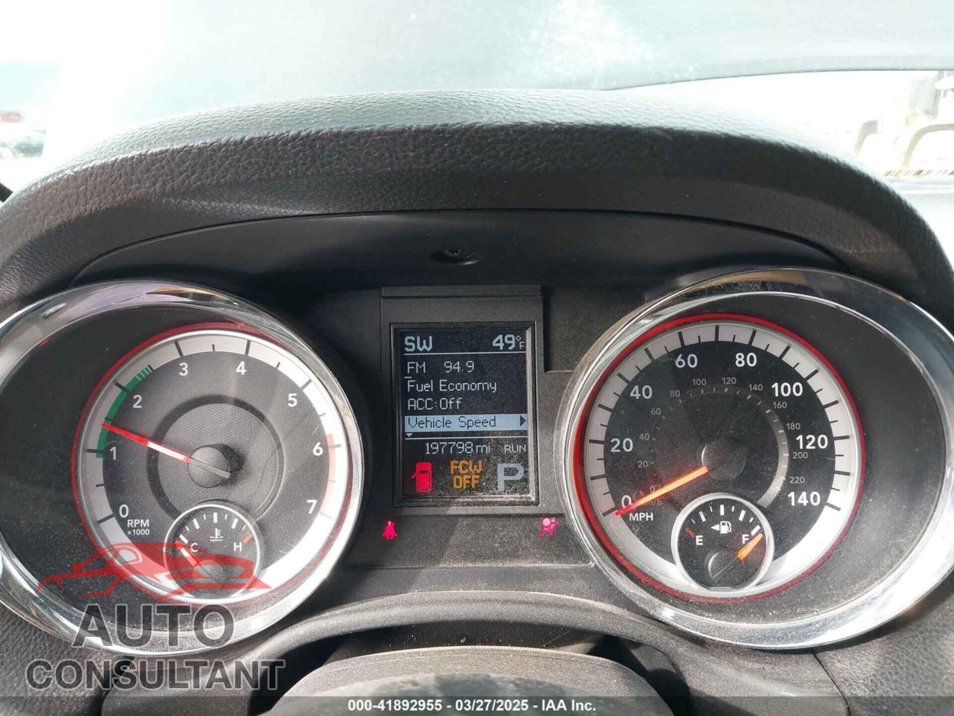 DODGE DURANGO 2011 - 1D4SE5GT0BC648692