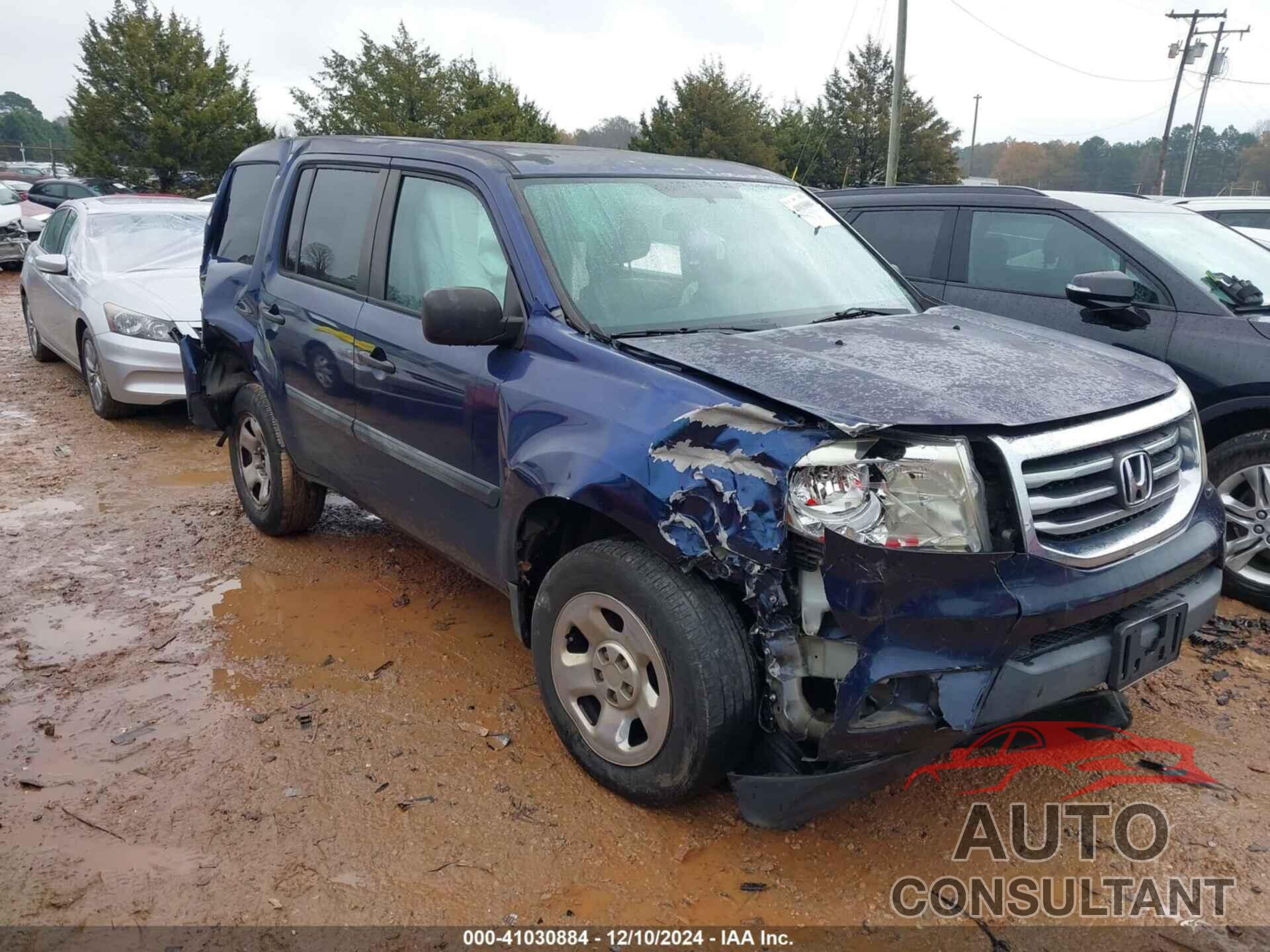 HONDA PILOT 2013 - 5FNYF3H28DB005026