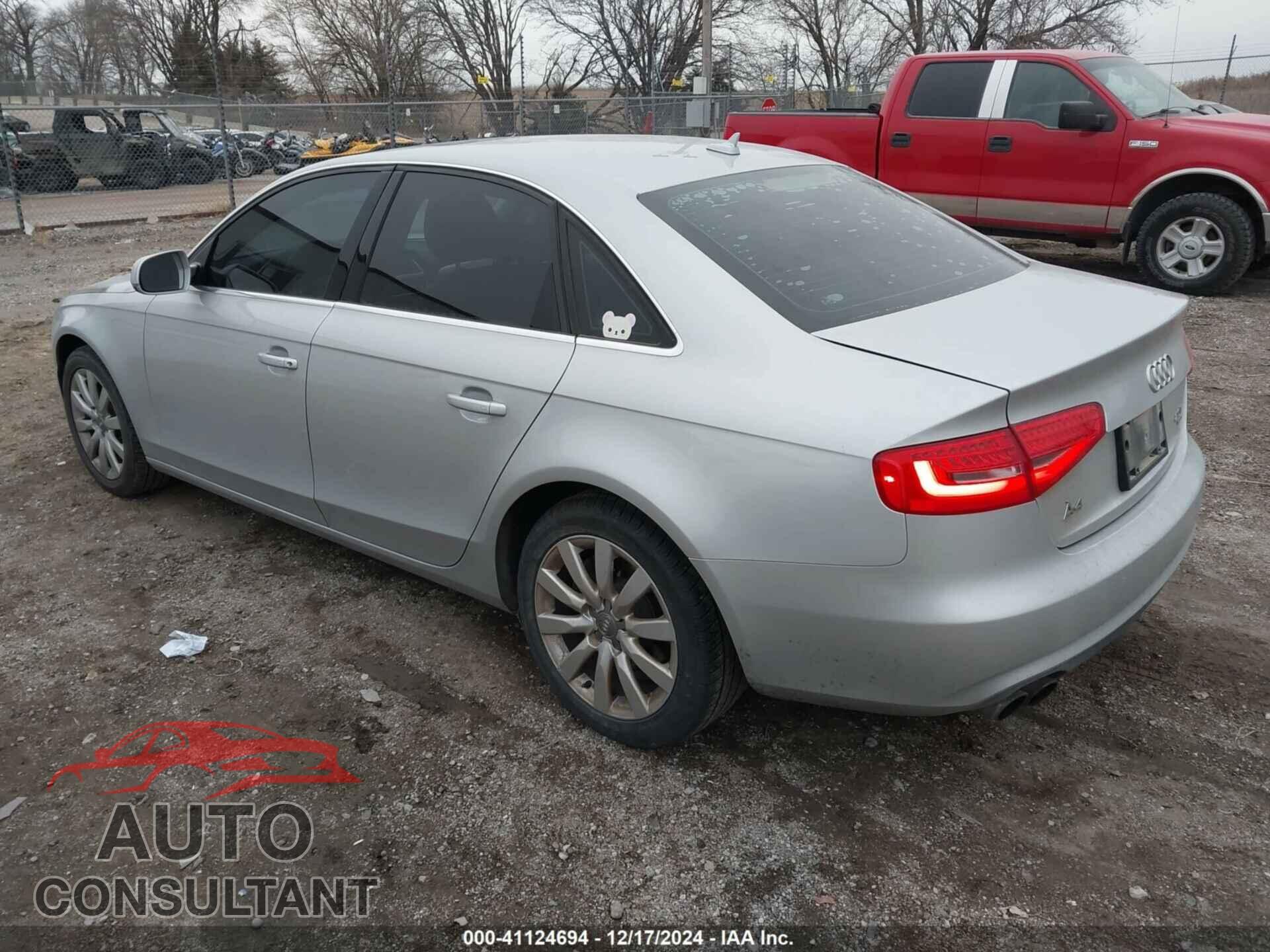 AUDI A4 2013 - WAUBFAFL5DA164016