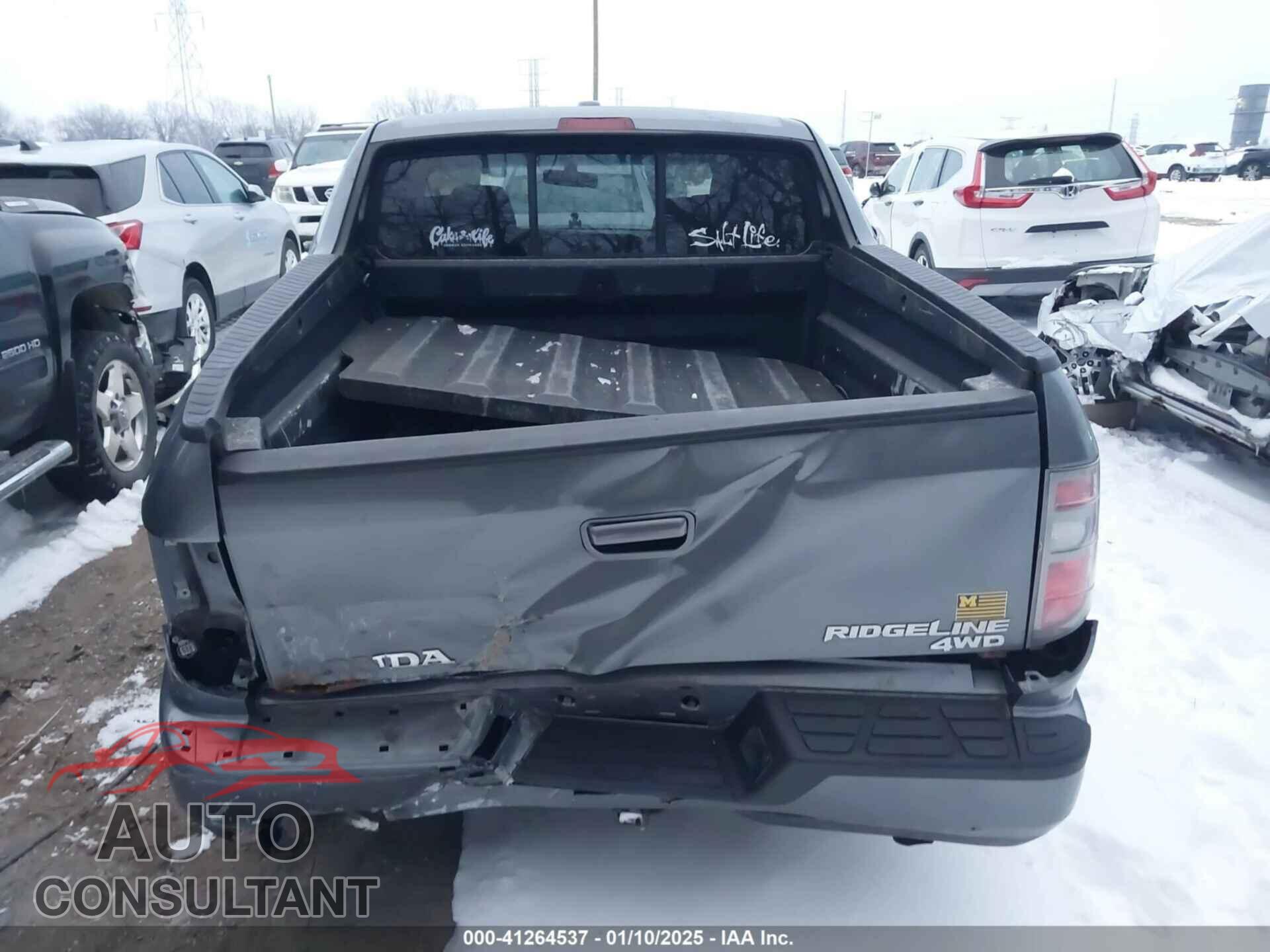 HONDA RIDGELINE 2012 - 5FPYK1F59CB451205