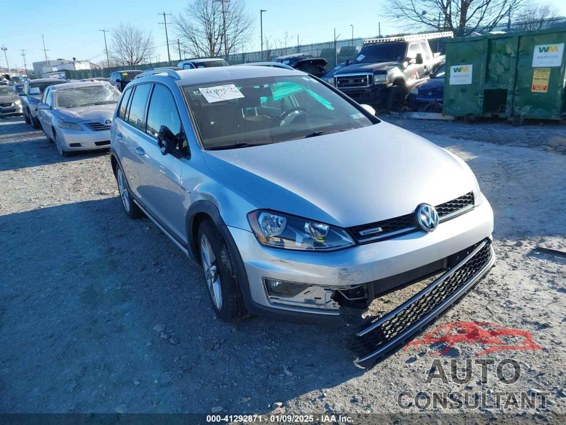 VOLKSWAGEN GOLF ALLTRACK 2017 - 3VWH17AU6HM517609
