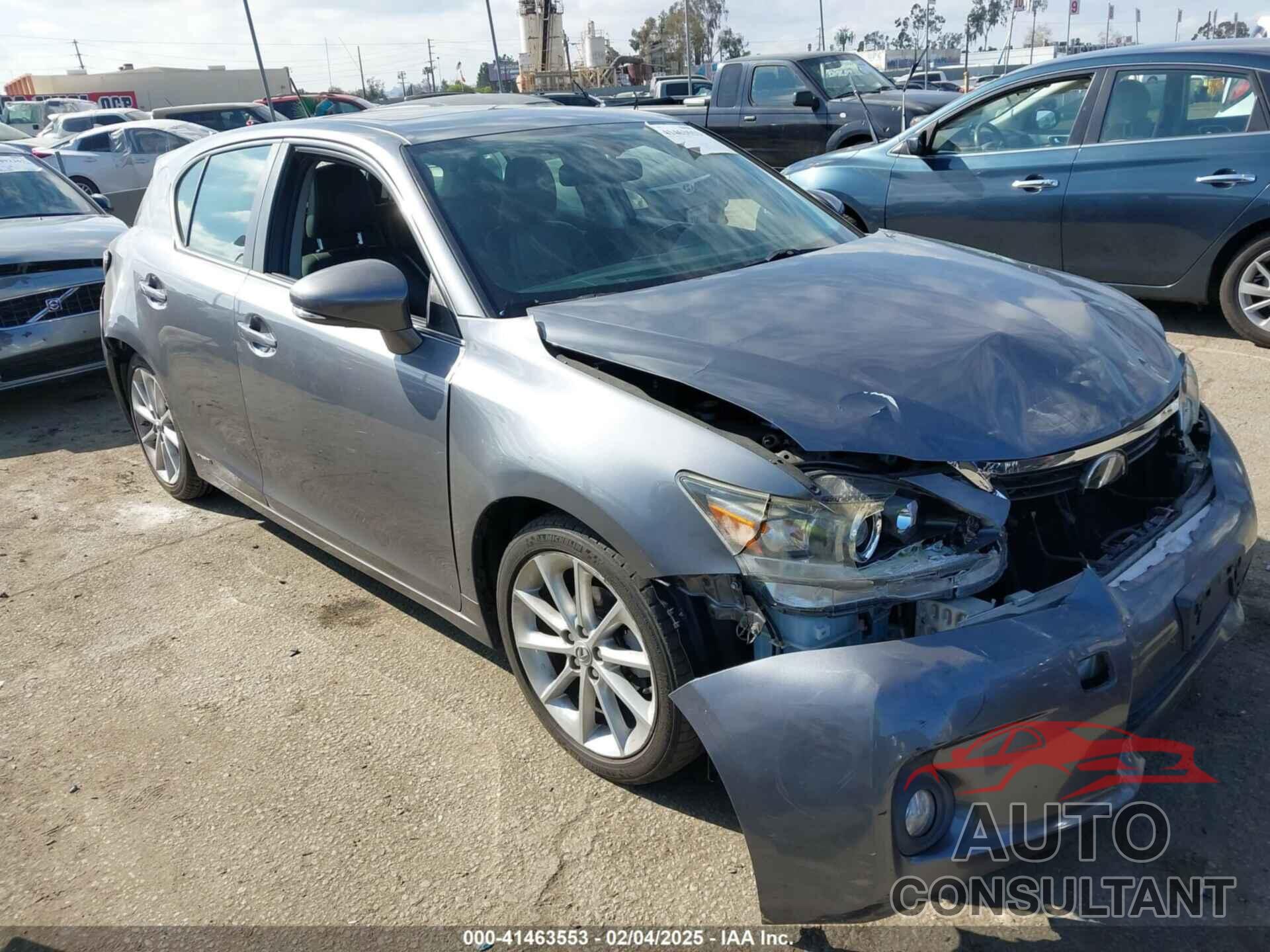 LEXUS CT 200H 2013 - JTHKD5BH5D2152281