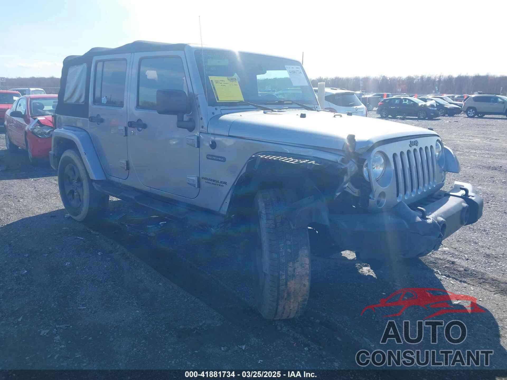 JEEP WRANGLER UNLIMITED 2017 - 1C4BJWDG7HL588795
