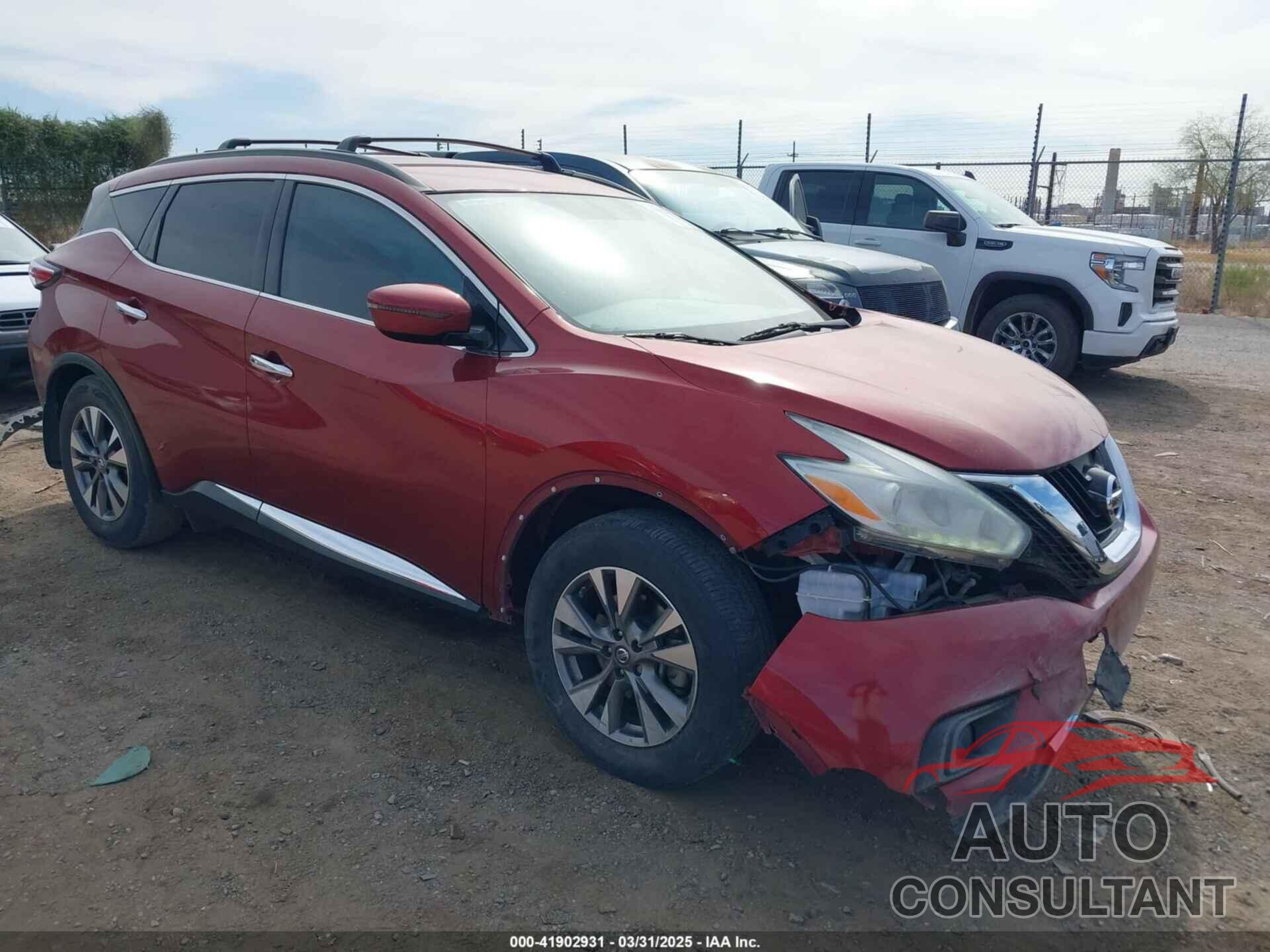 NISSAN MURANO 2016 - 5N1AZ2MGXGN108809