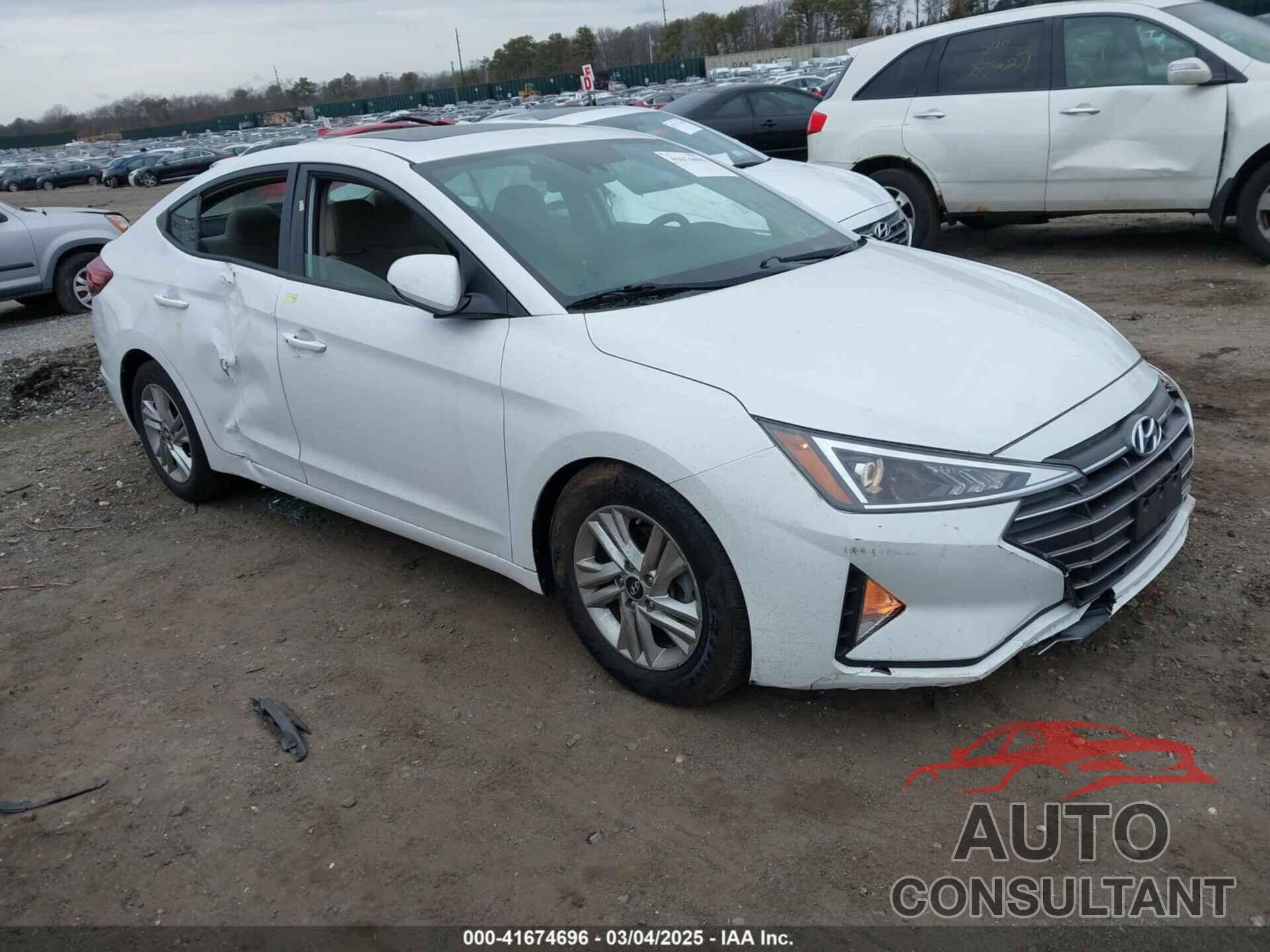 HYUNDAI ELANTRA 2020 - 5NPD84LF9LH616496