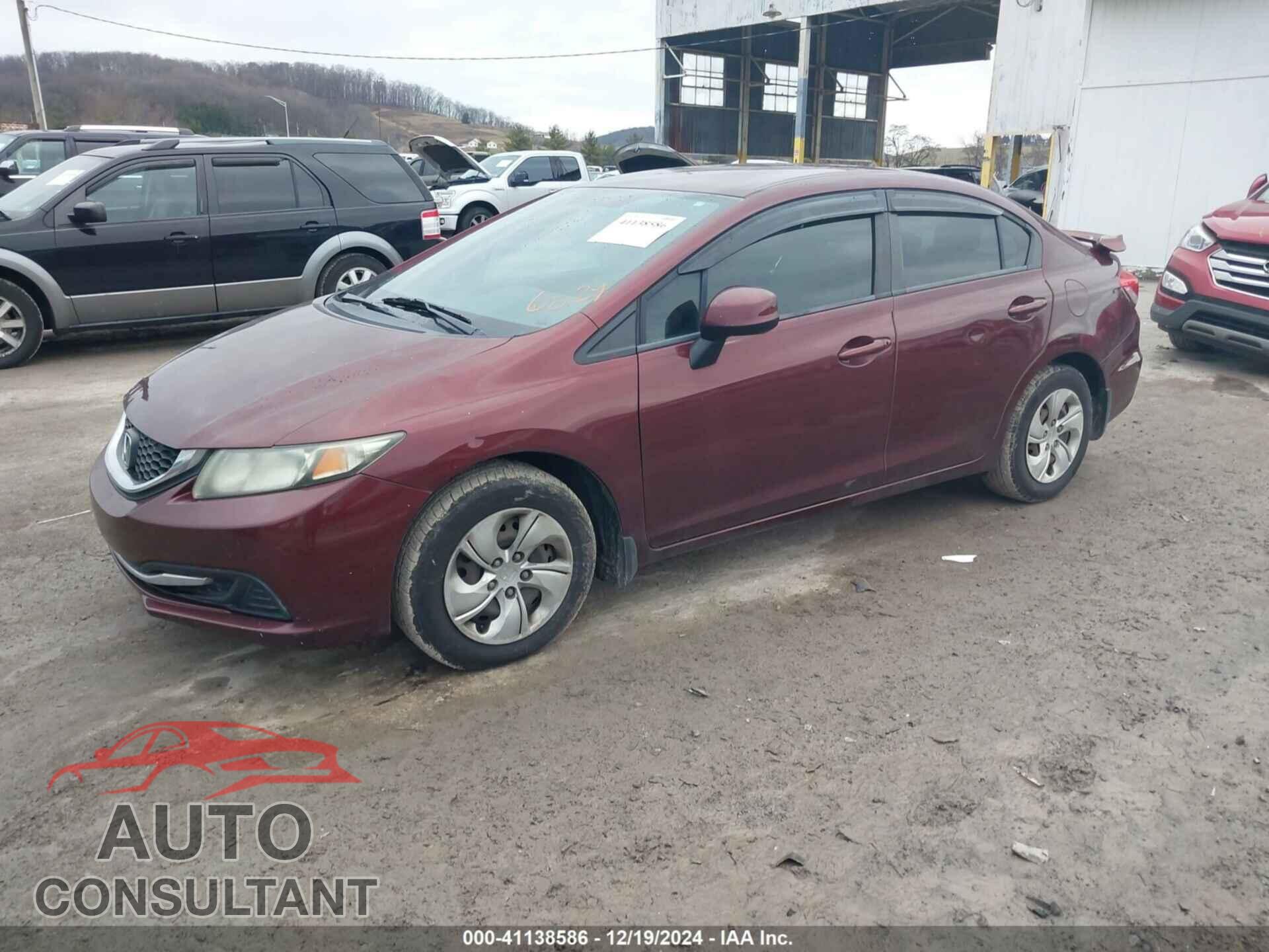 HONDA CIVIC 2013 - 19XFB2F55DE076829