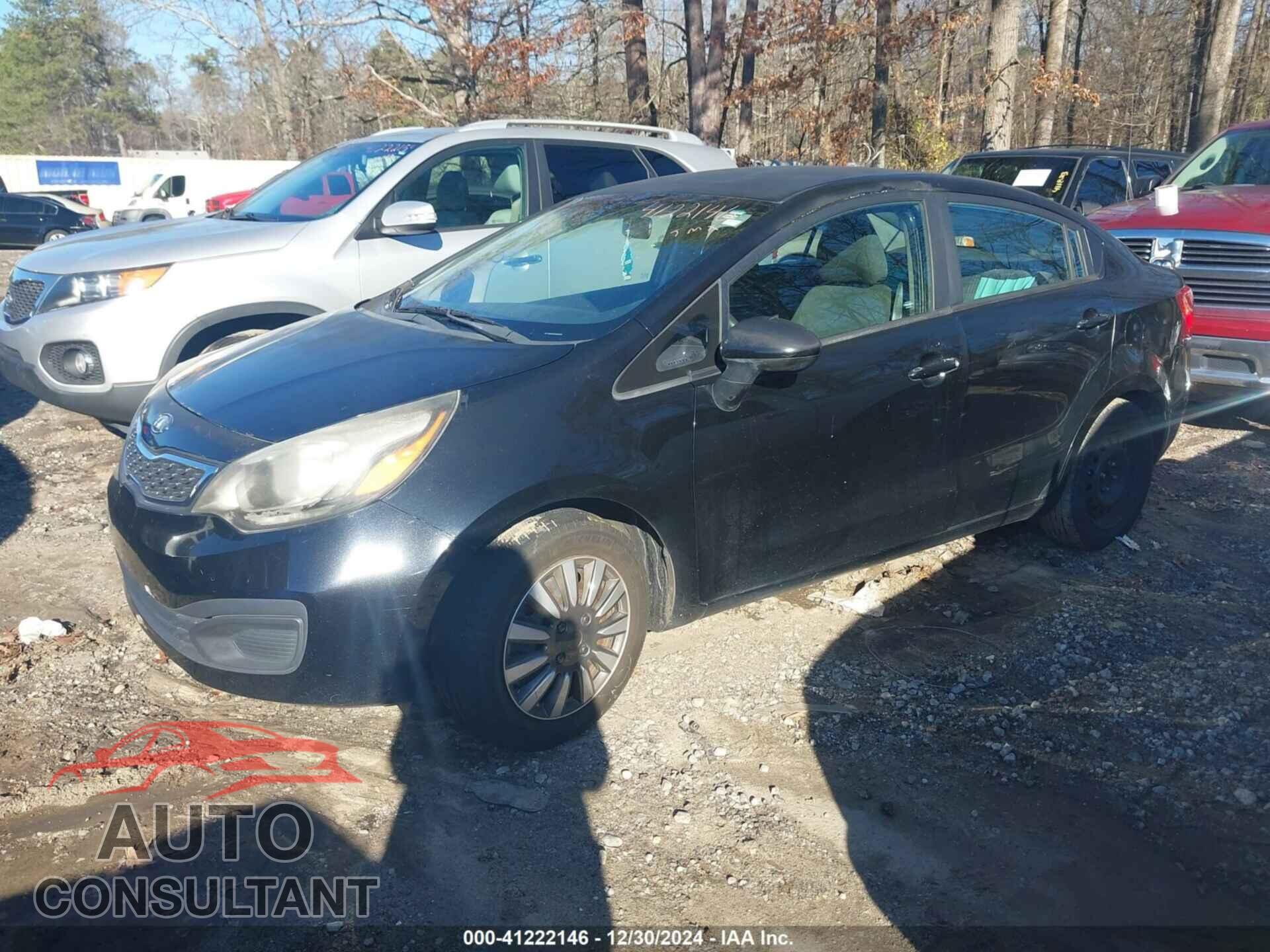 KIA RIO 2012 - KNADN4A35C6091798