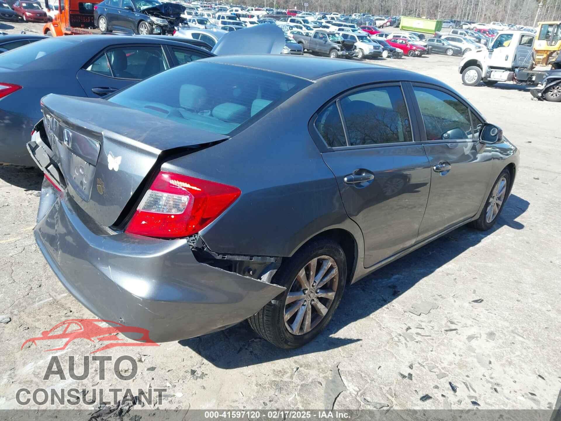 HONDA CIVIC 2012 - 19XFB2F82CE019366