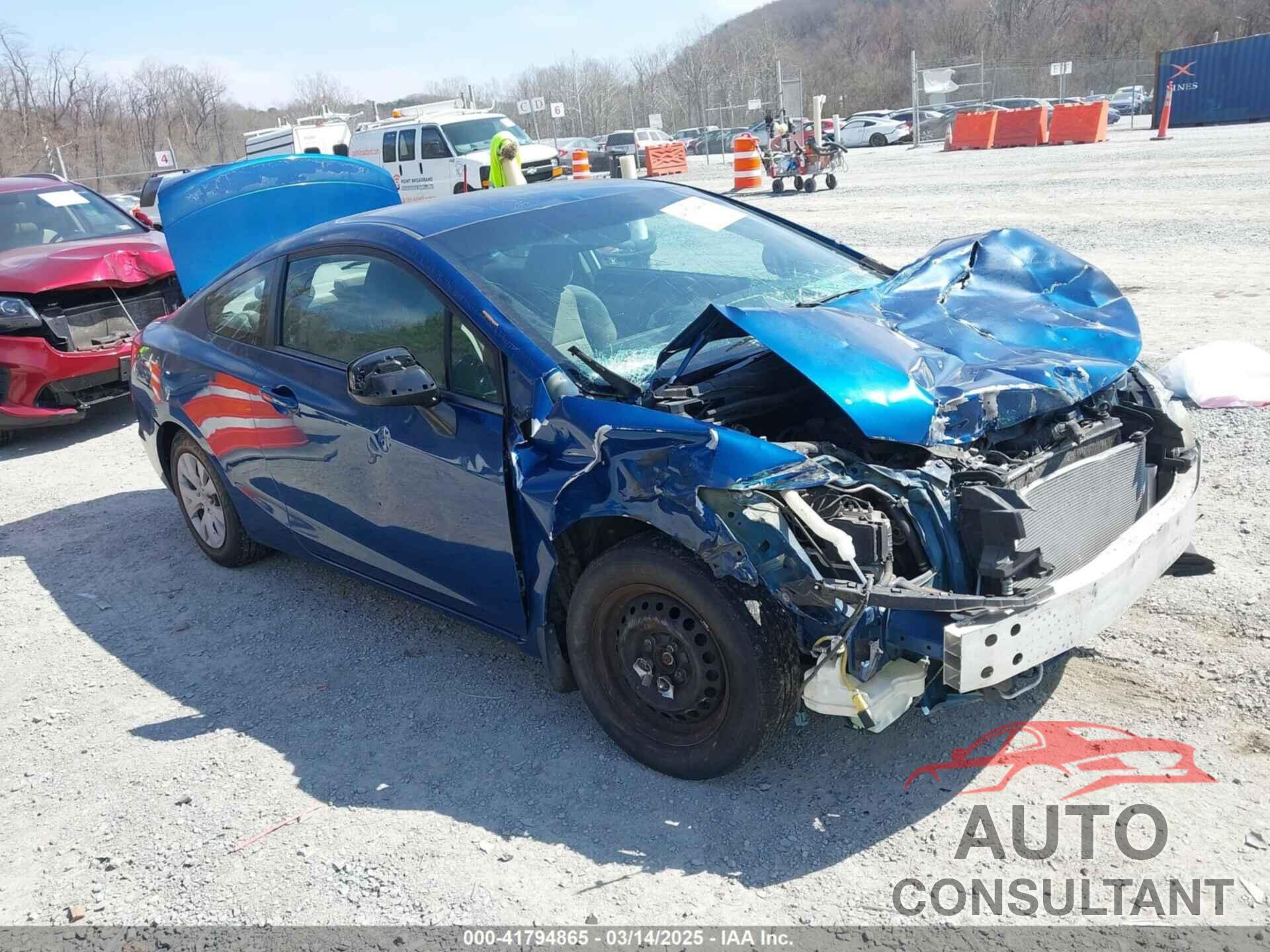 HONDA CIVIC 2012 - 2HGFG3B57CH535909
