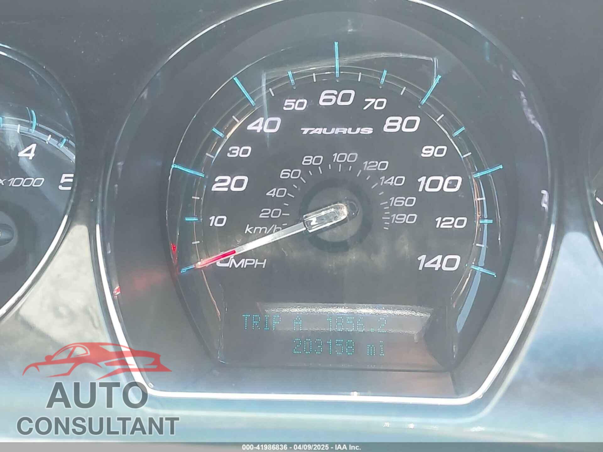 FORD TAURUS 2012 - 1FAHP2FW6CG112907