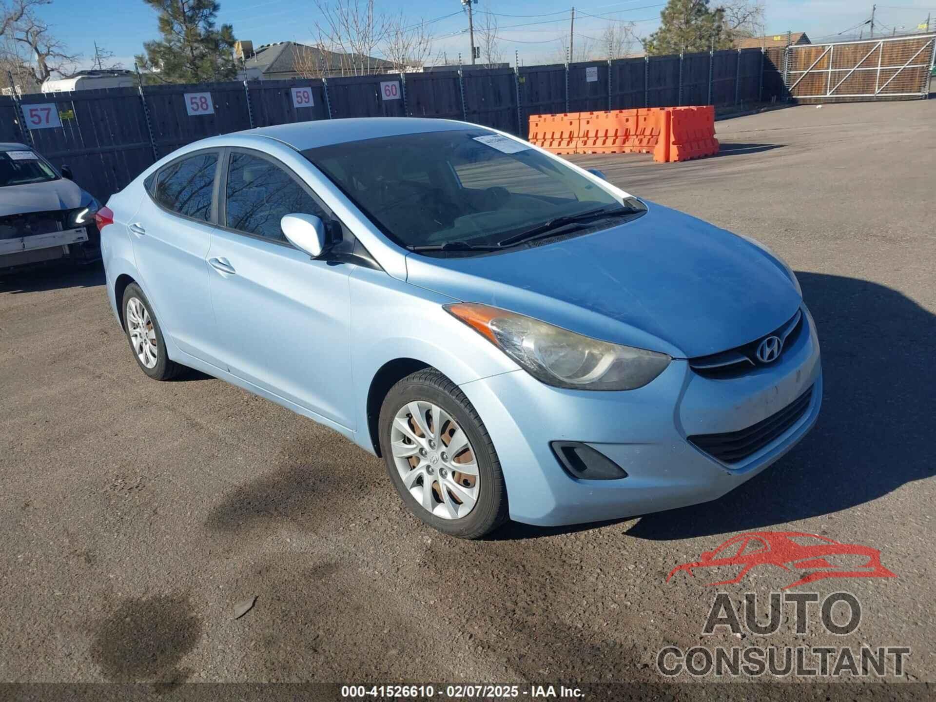 HYUNDAI ELANTRA 2013 - KMHDH4AE2DU535370