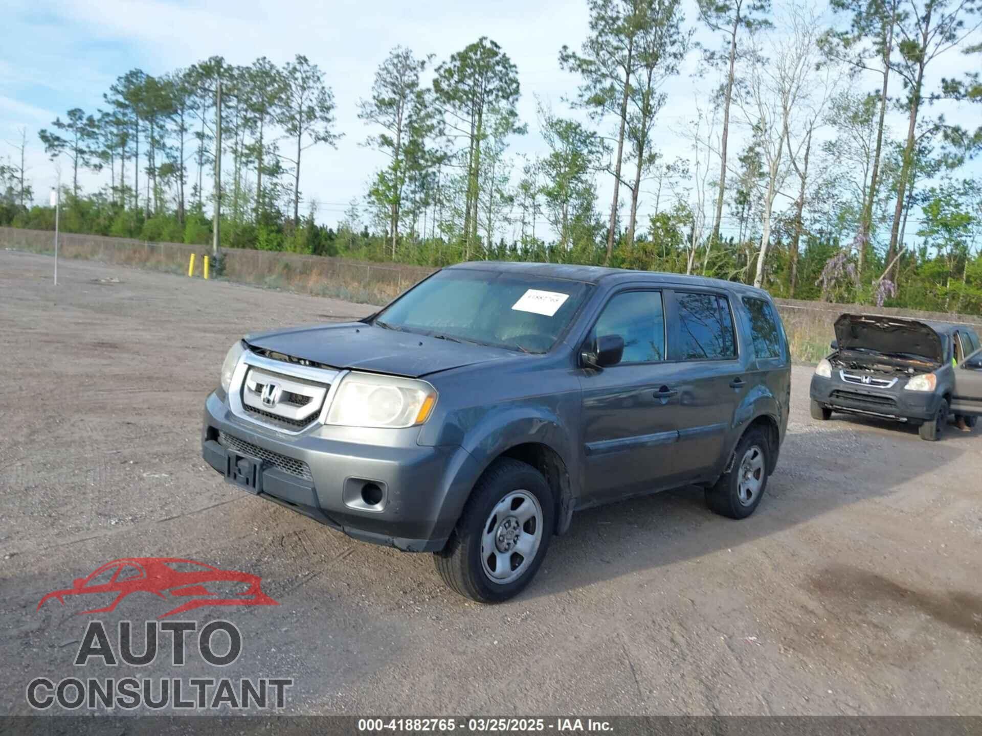 HONDA PILOT 2011 - 5FNYF3H28BB025113
