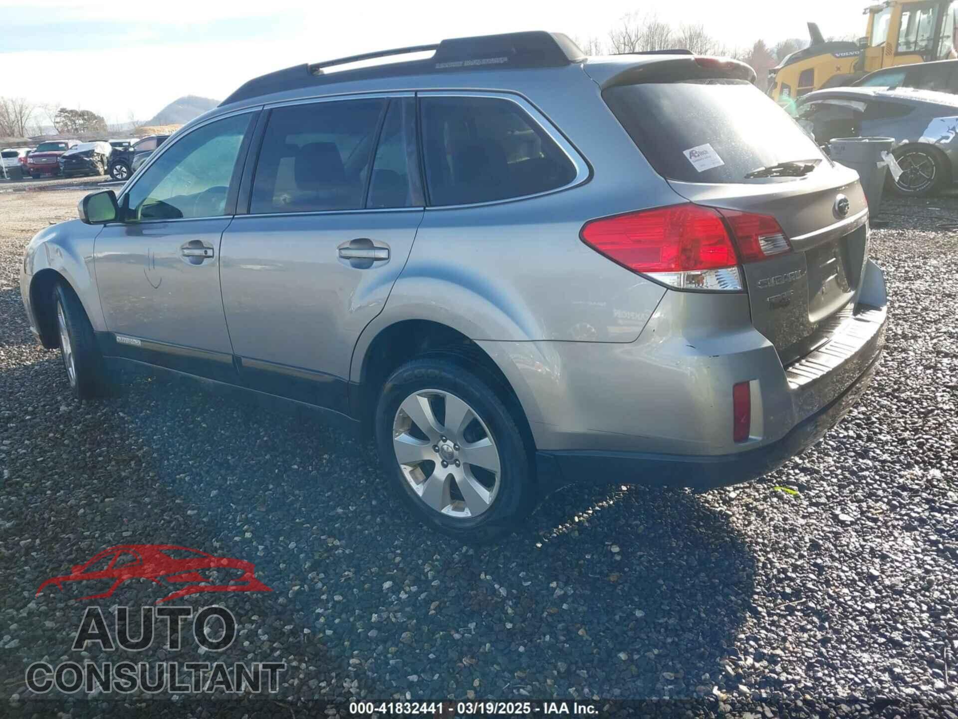 SUBARU OUTBACK 2011 - 4S4BRBCC4B3310889