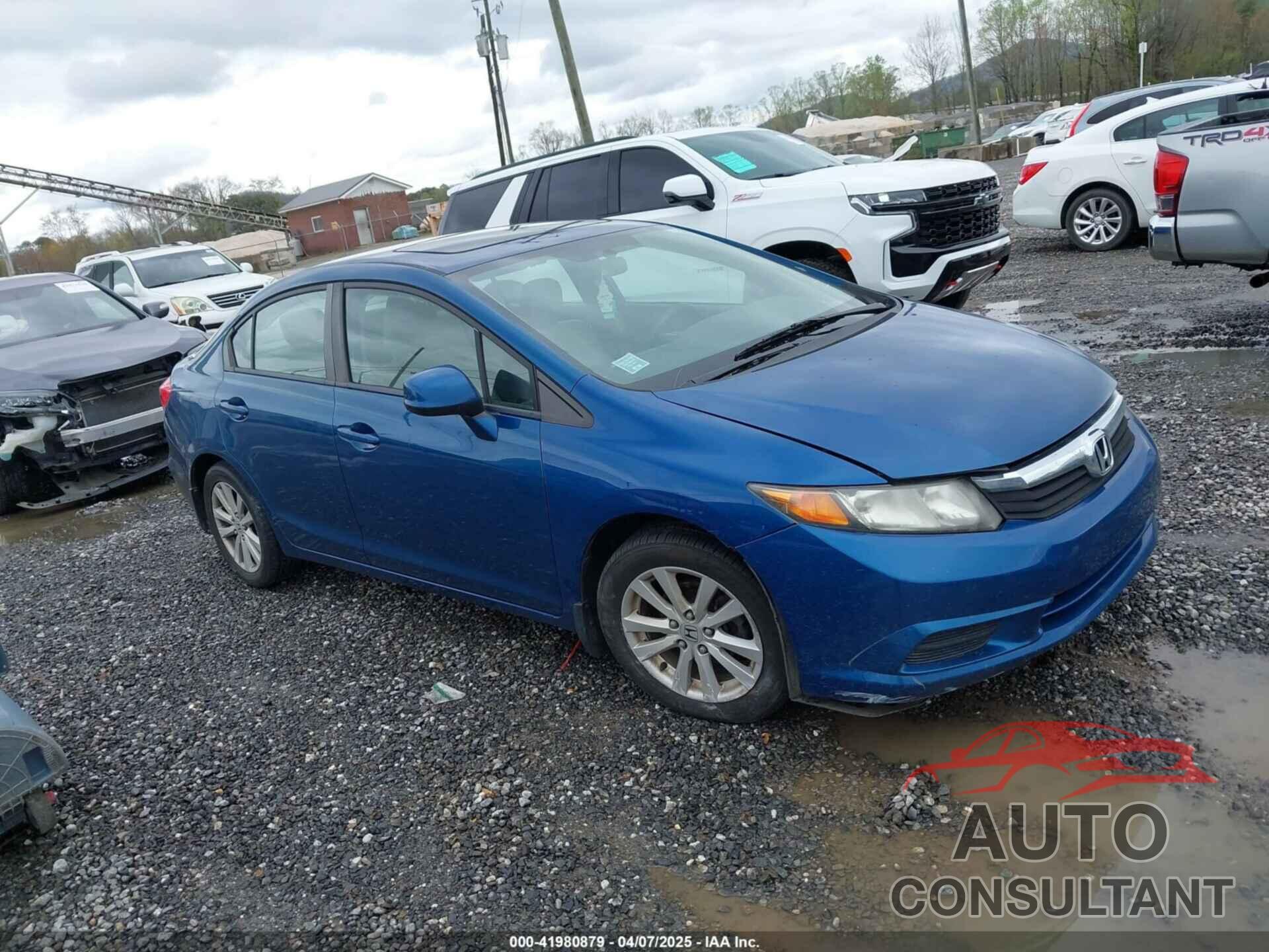 HONDA CIVIC 2012 - 19XFB2F87CE059085