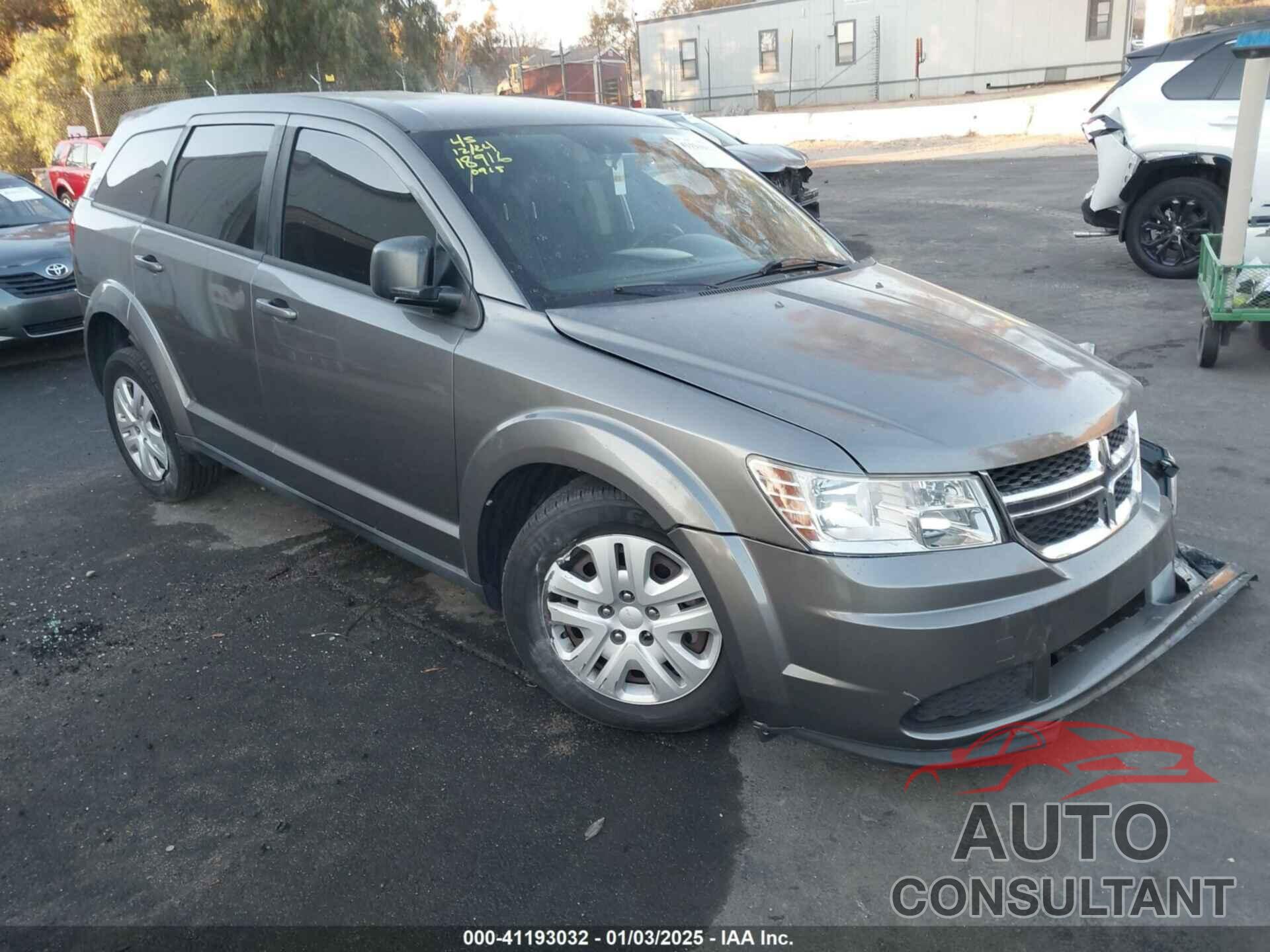 DODGE JOURNEY 2013 - 3C4PDCAB1DT700915