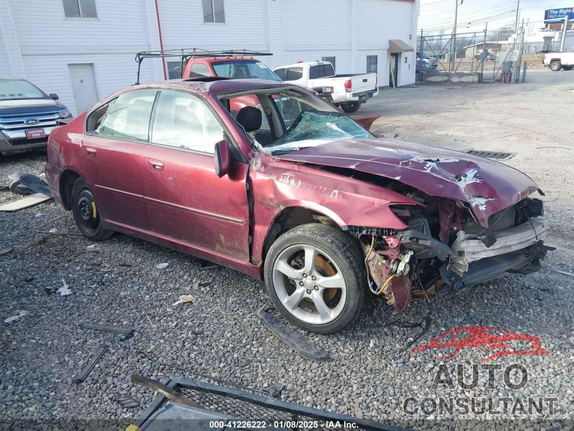 SUBARU LEGACY 2009 - 4S3BL616496223433