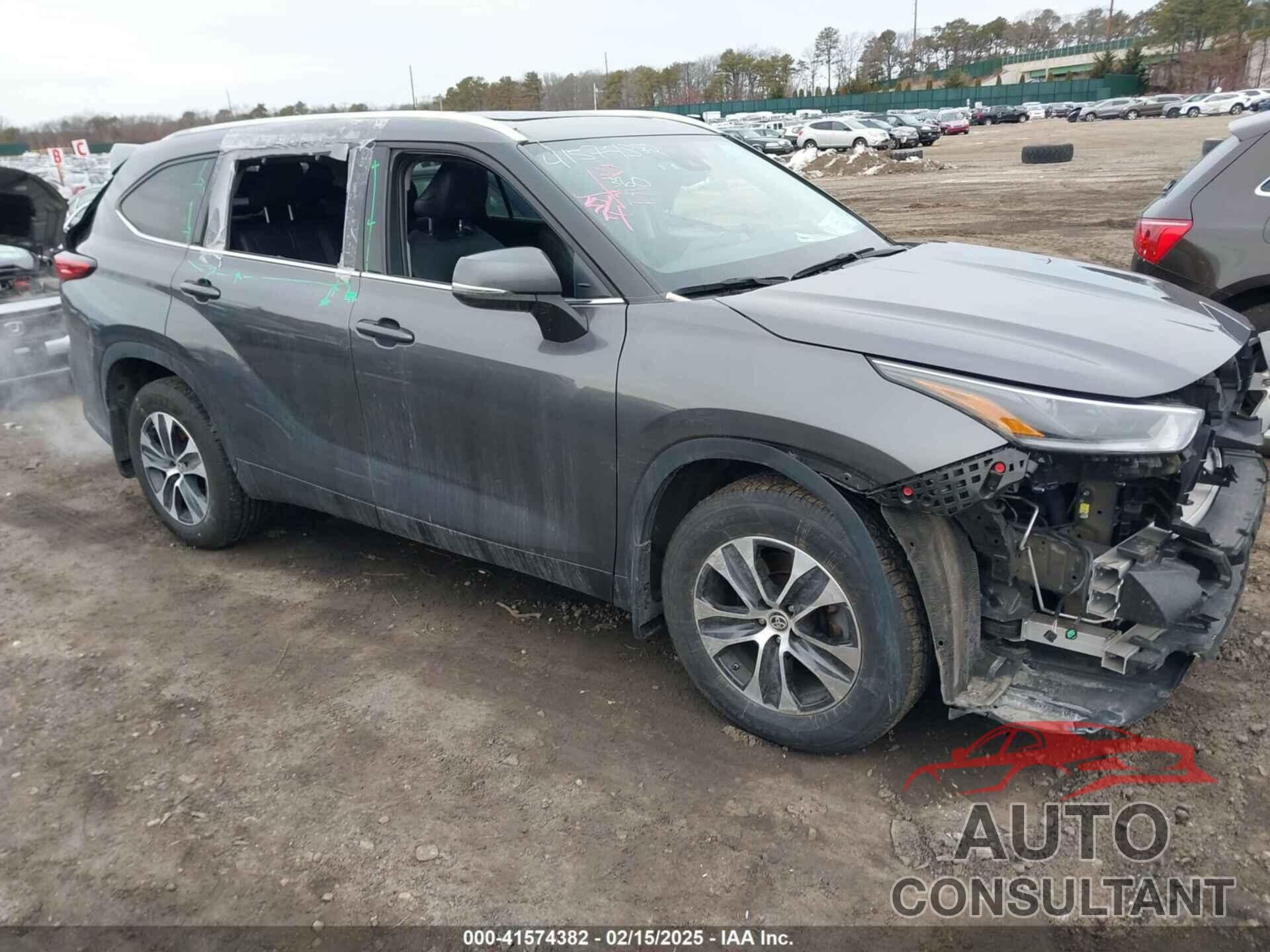 TOYOTA HIGHLANDER 2021 - 5TDGZRBH6MS133358