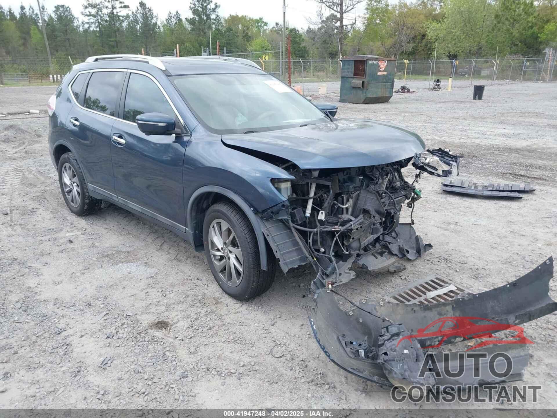 NISSAN ROGUE 2015 - 5N1AT2MVXFC903403