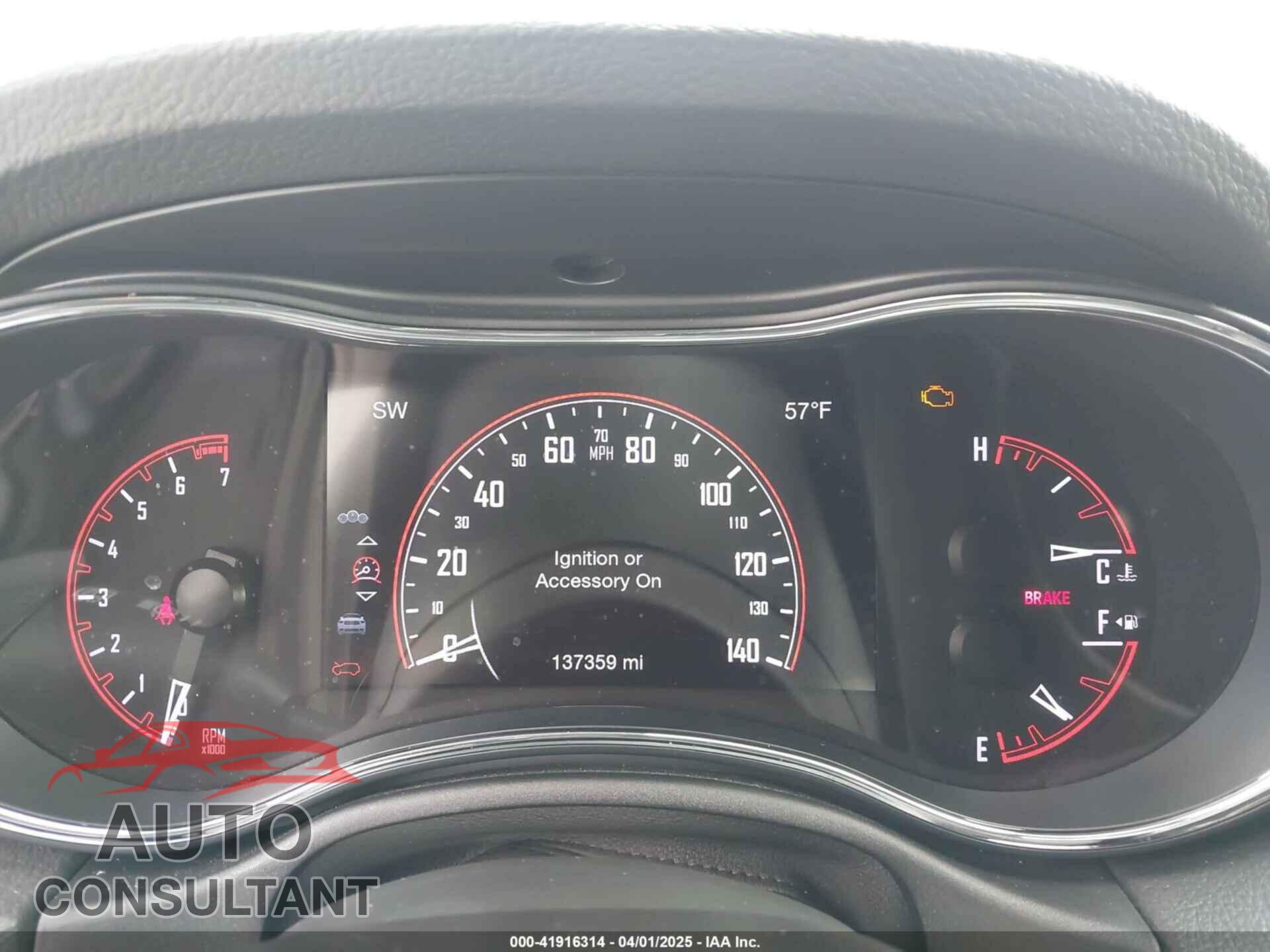 DODGE DURANGO 2017 - 1C4RDHDG0HC610928