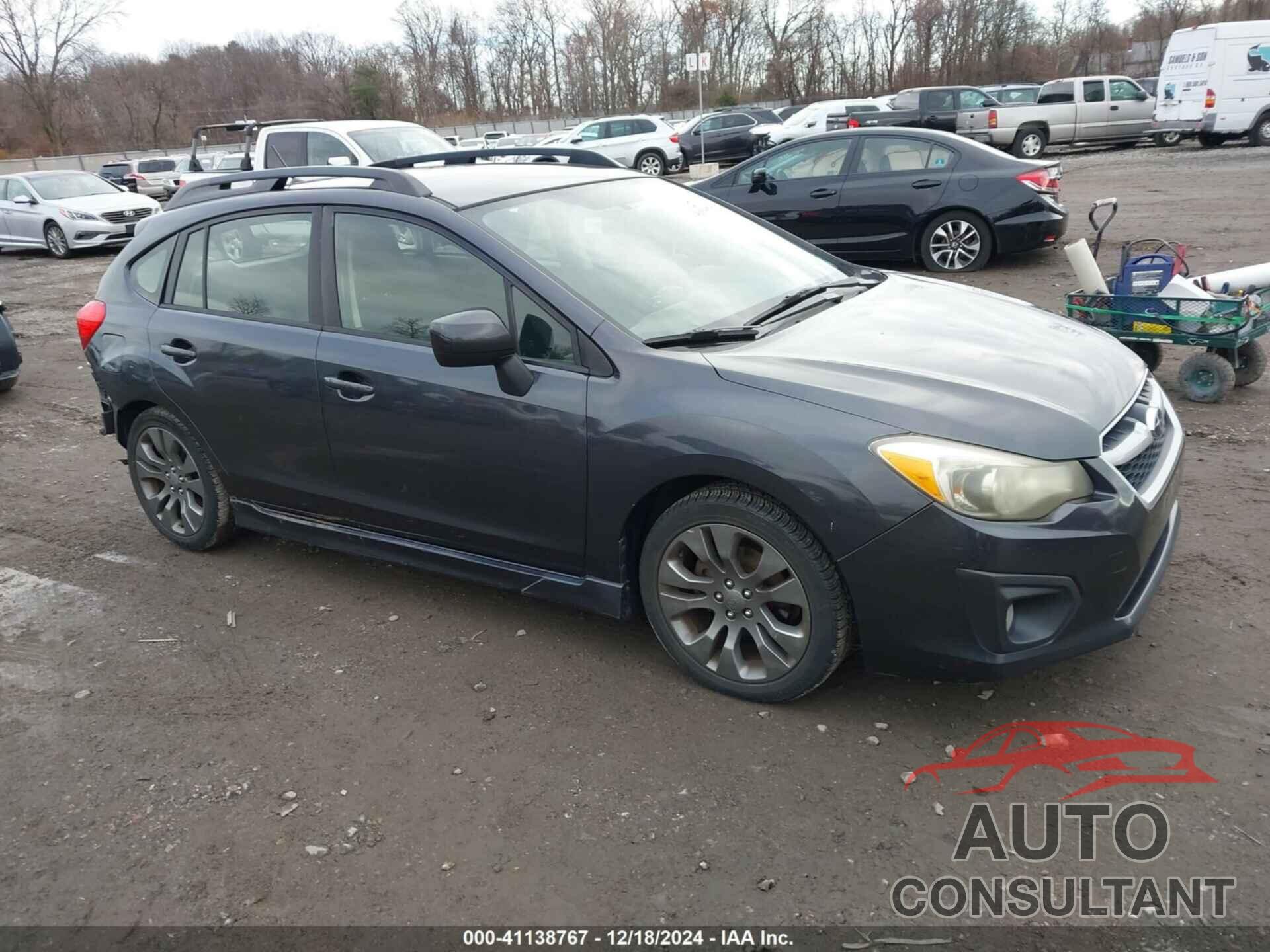 SUBARU IMPREZA 2012 - JF1GPAL65CH216468