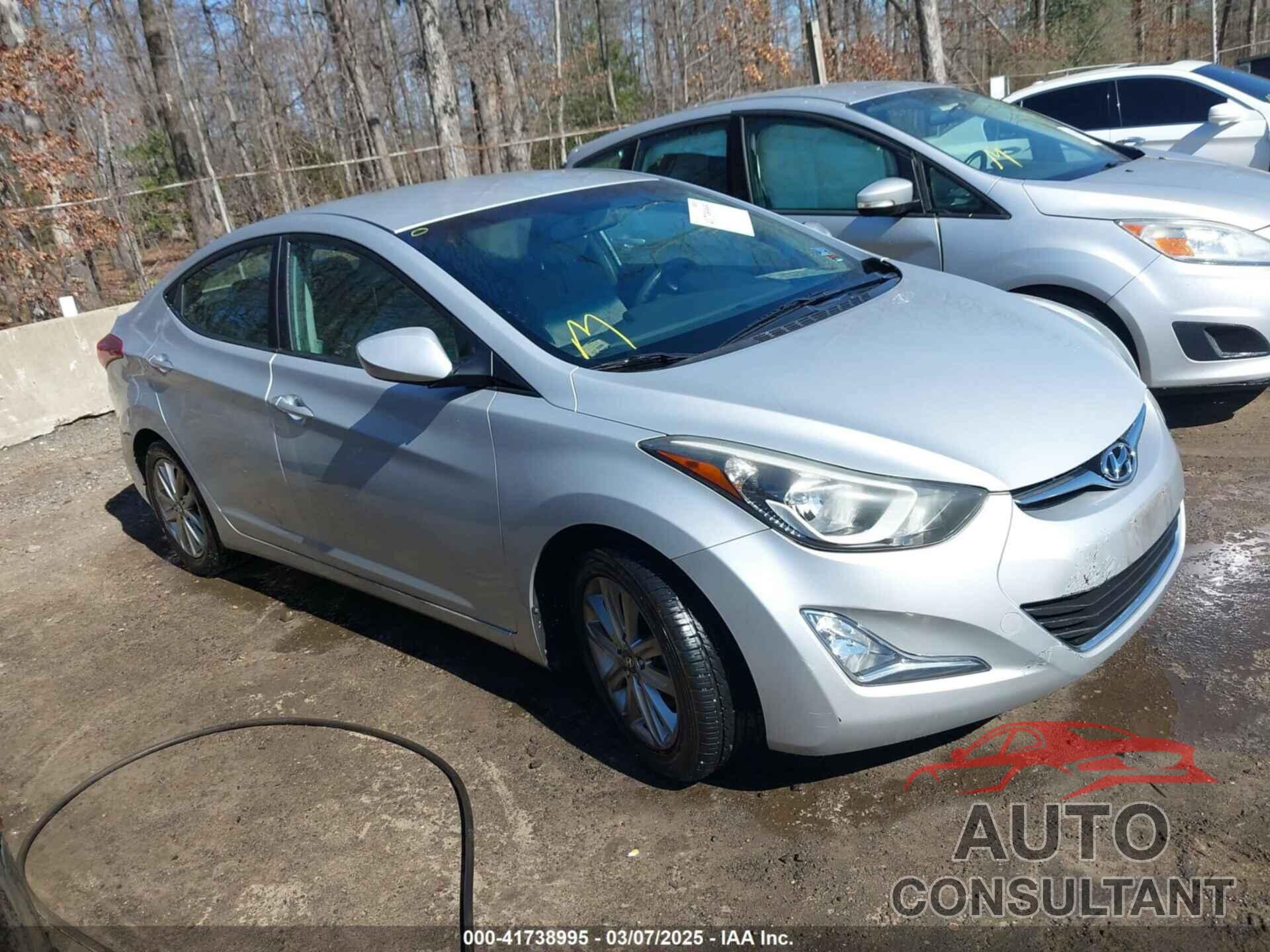 HYUNDAI ELANTRA 2014 - KMHDH4AE6EU107822
