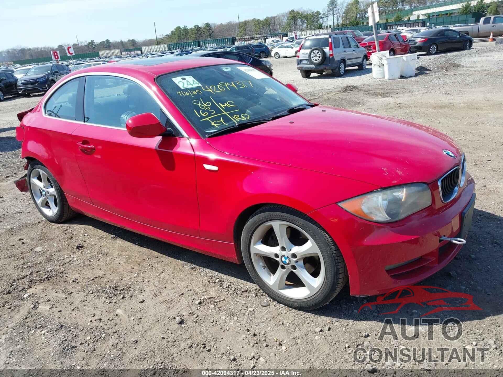 BMW 128I 2011 - WBAUP9C52BVL89882