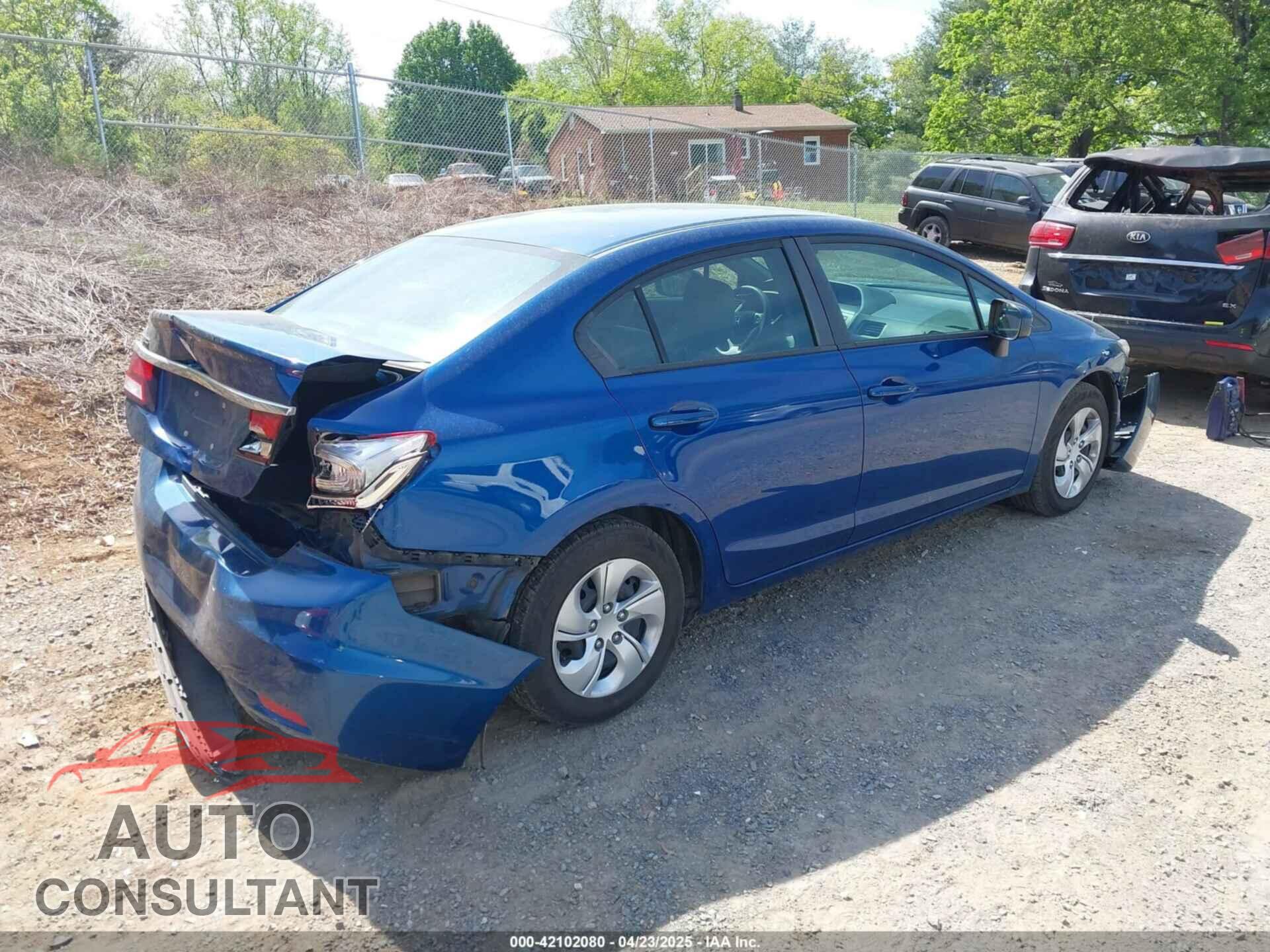 HONDA CIVIC 2014 - 19XFB2F9XEE209265