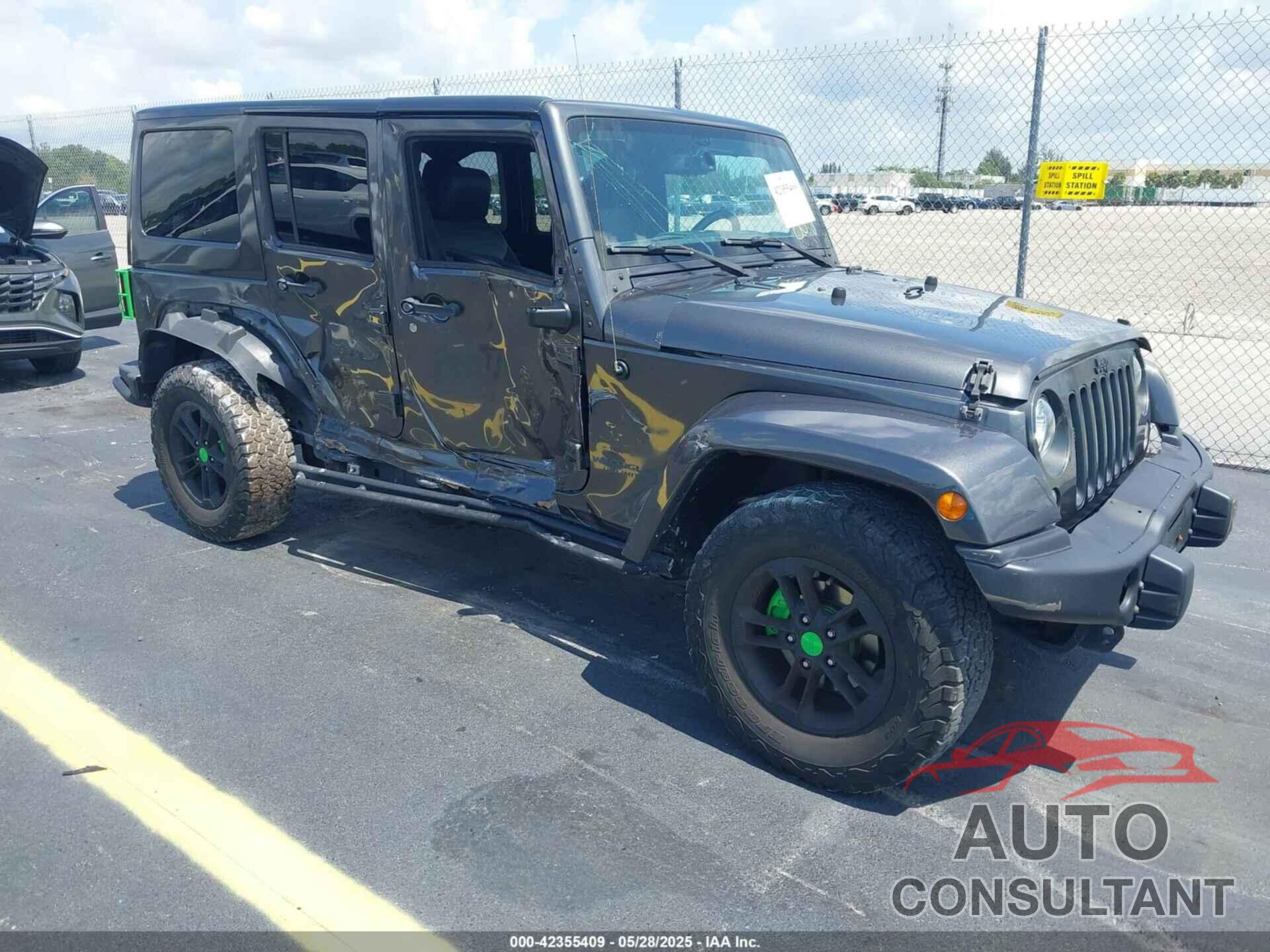 JEEP WRANGLER UNLIMITED 2017 - 1C4BJWEG2HL612421