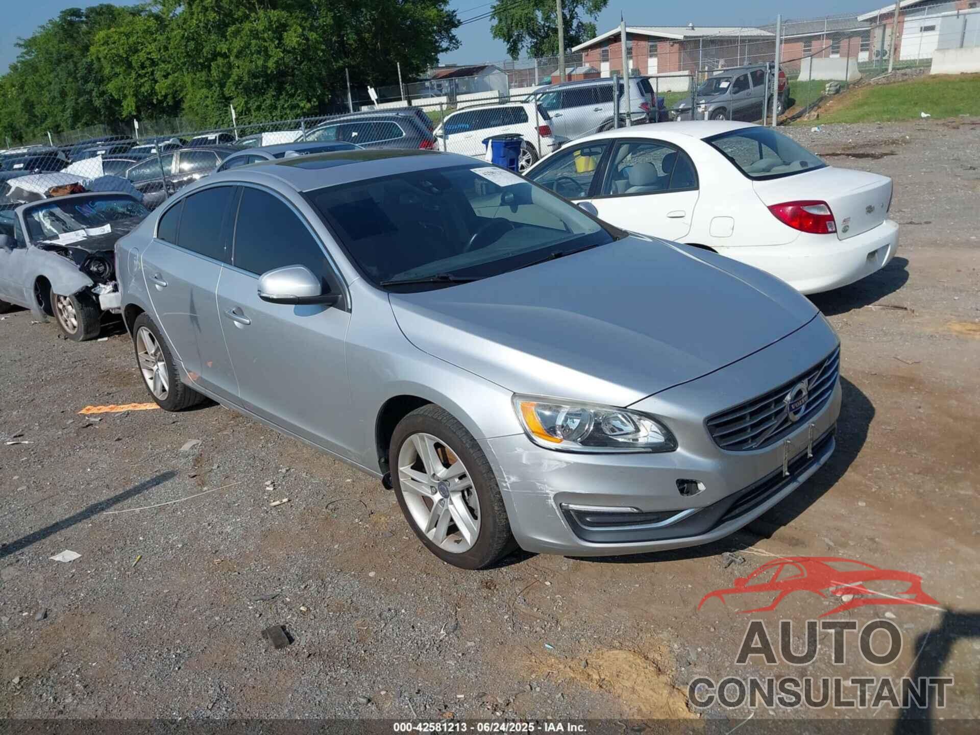 VOLVO S60 2015 - YV126MFDXF1314504