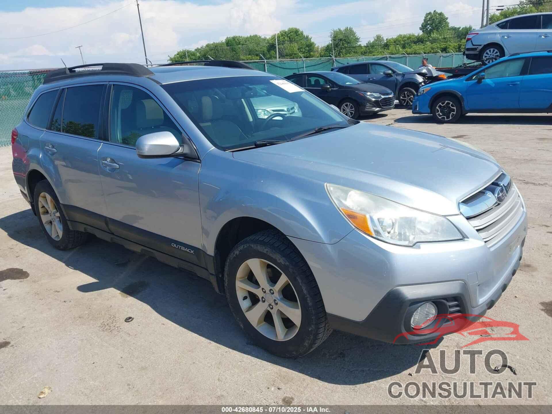 SUBARU OUTBACK 2014 - 4S4BRBDC2E3291438