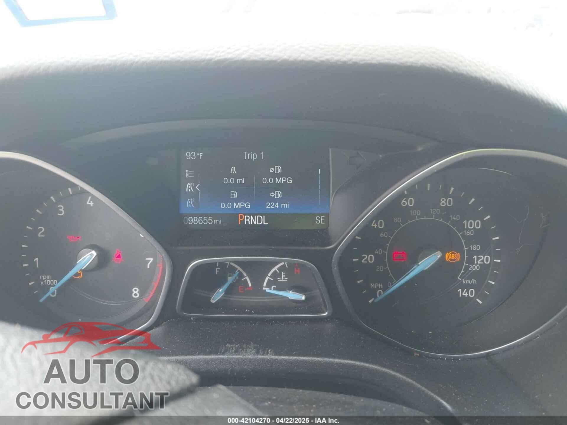 FORD FOCUS 2014 - 1FADP3F21EL446984