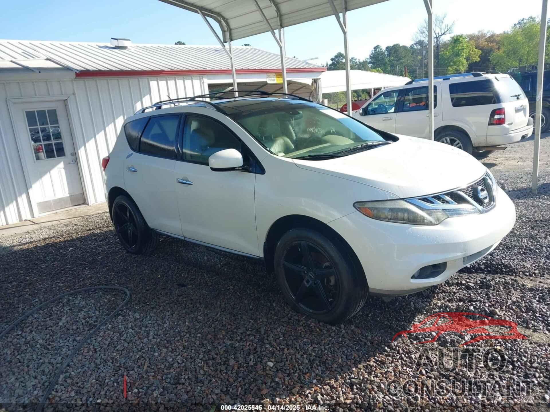 NISSAN MURANO 2011 - JN8AZ1MU6BW068787