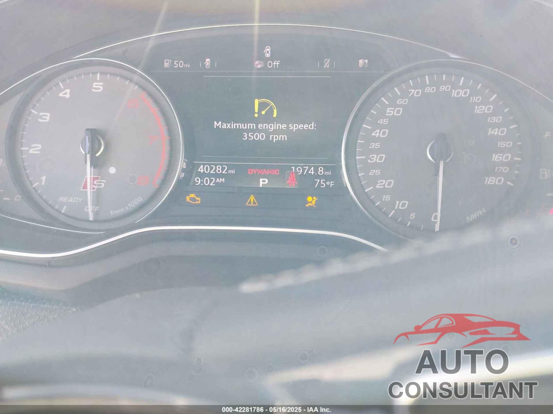 AUDI S5 2018 - WAUP4AF51JA089985