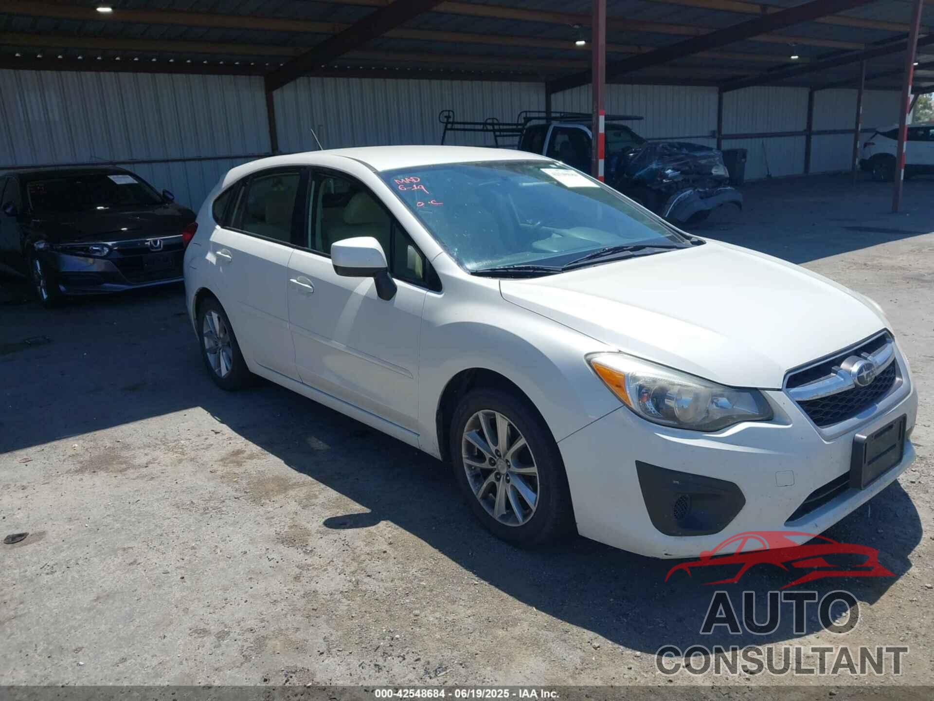 SUBARU IMPREZA 2013 - JF1GPAC63D2890901