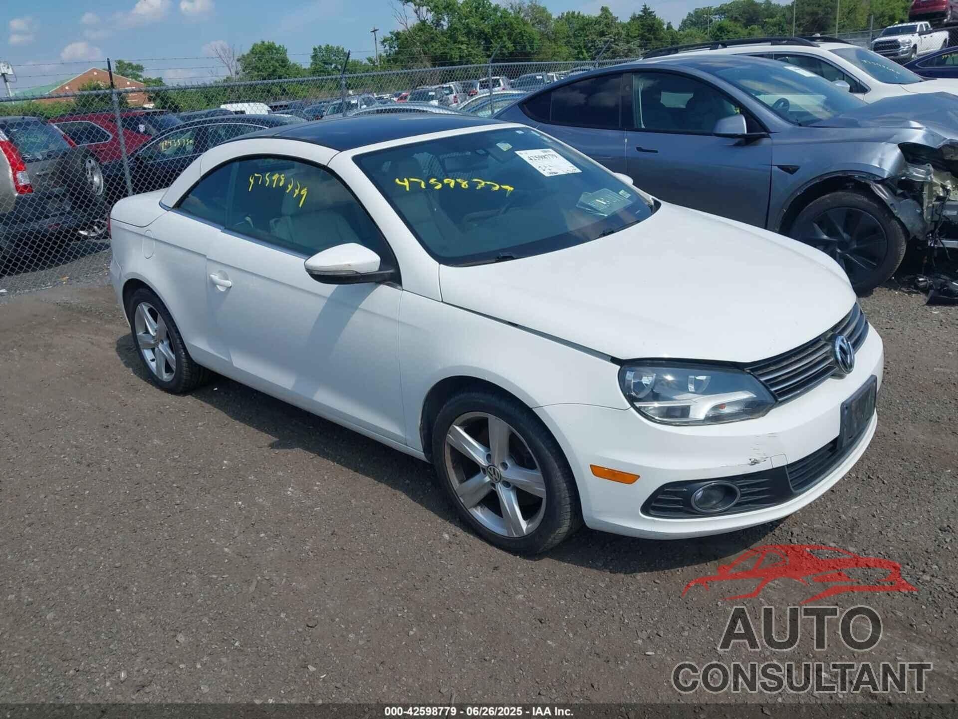VOLKSWAGEN EOS 2012 - WVWFW7AH2CV006055