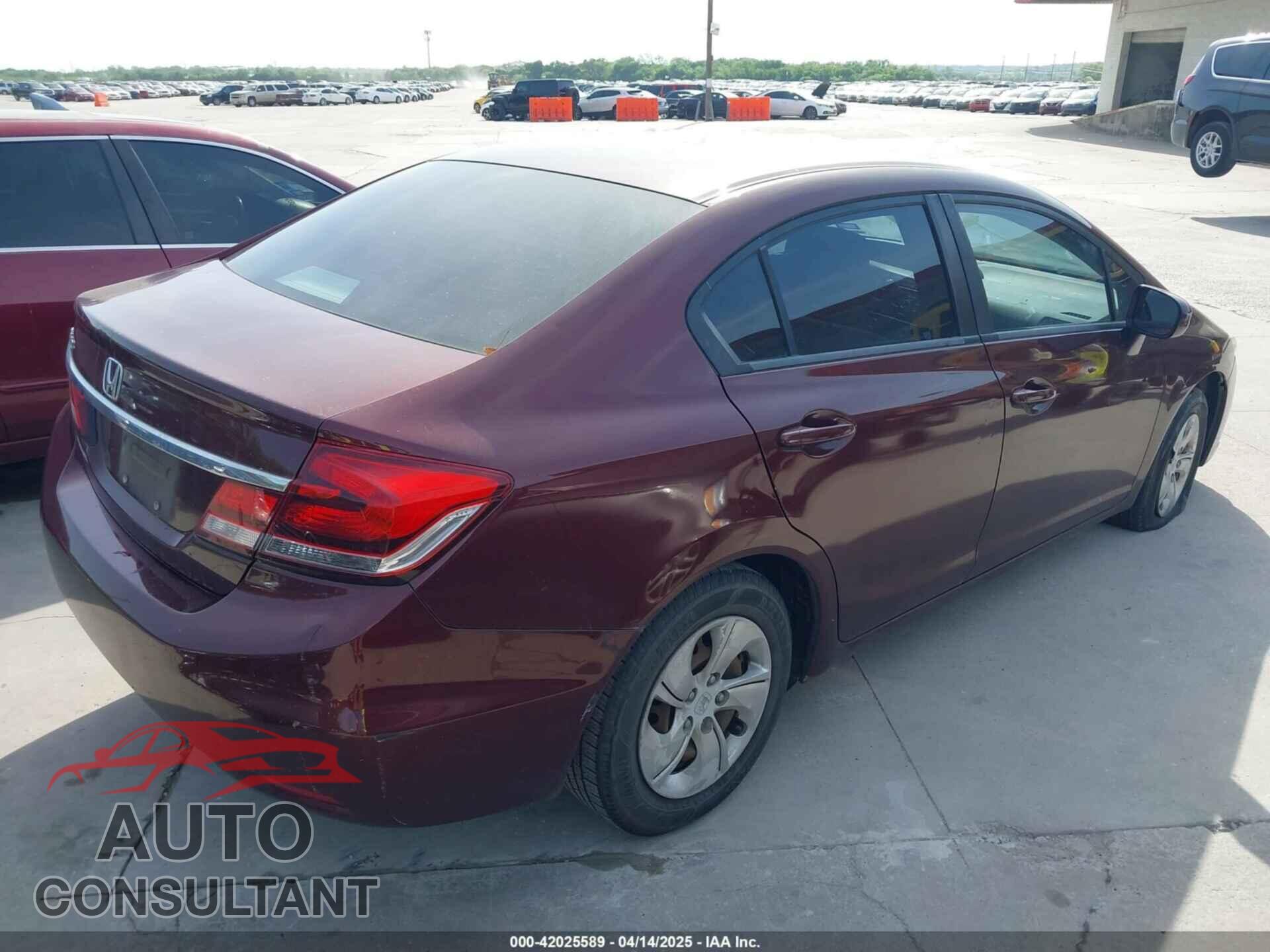 HONDA CIVIC 2014 - 19XFB2F54EE050014