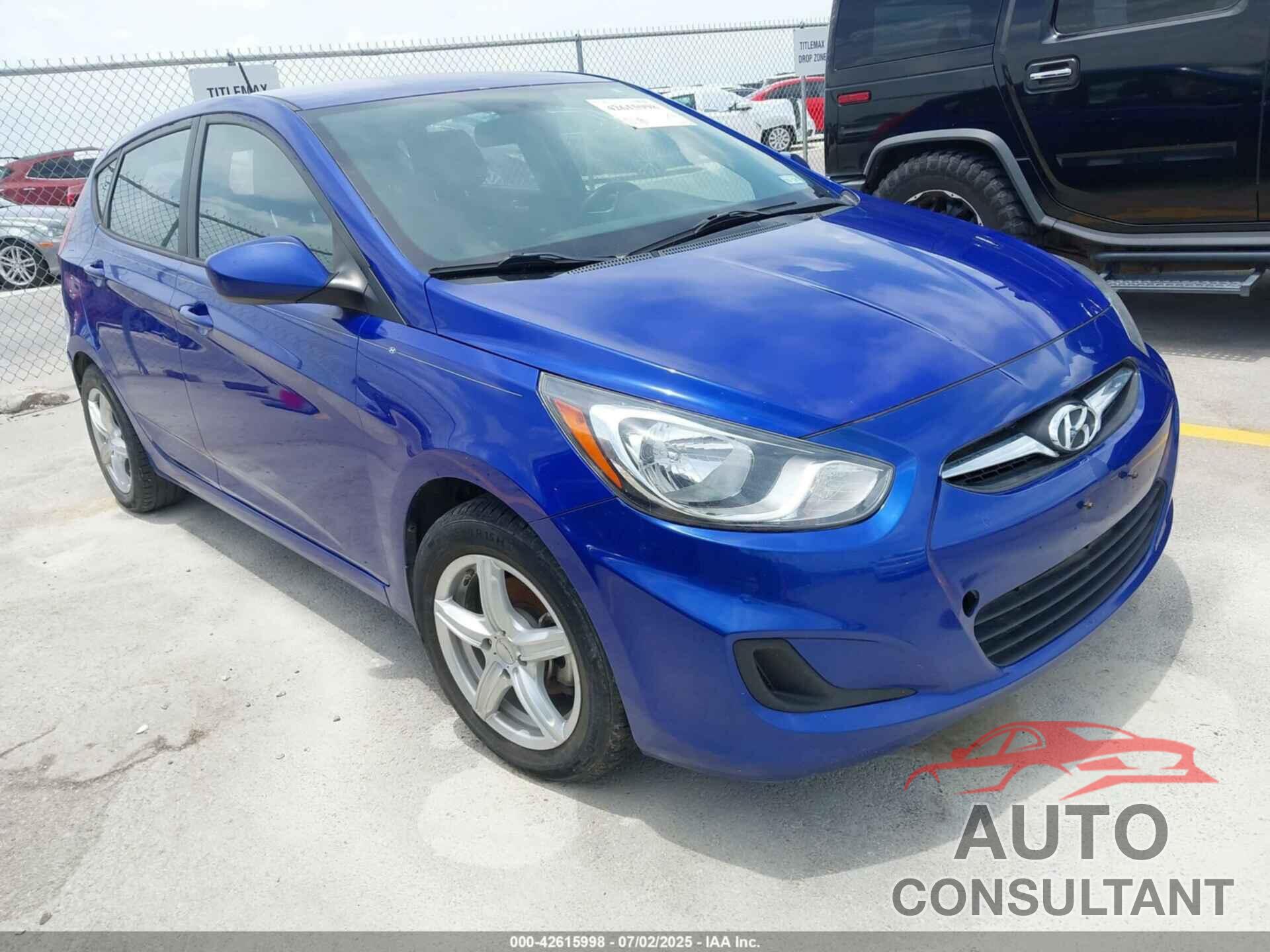 HYUNDAI ACCENT 2013 - KMHCT5AE1DU118127