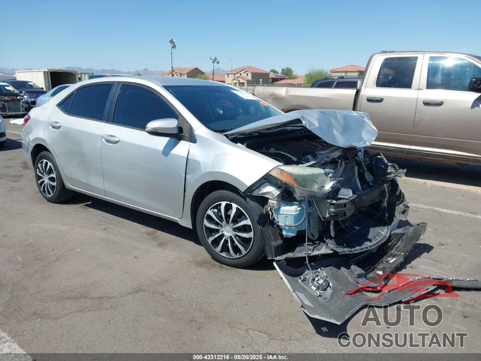 TOYOTA COROLLA 2015 - 5YFBURHE7FP301929