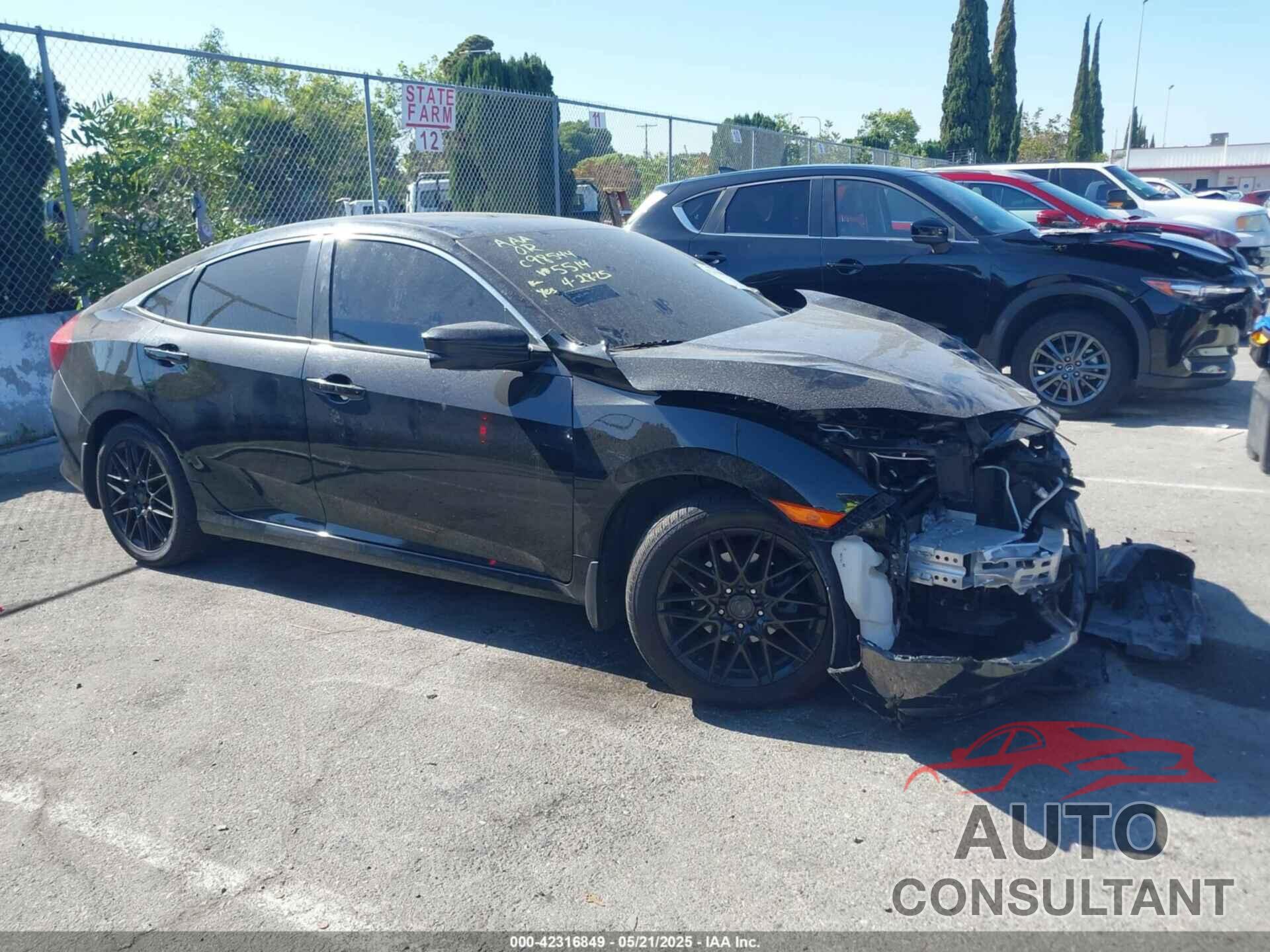 HONDA CIVIC 2017 - 19XFC2F76HE045514