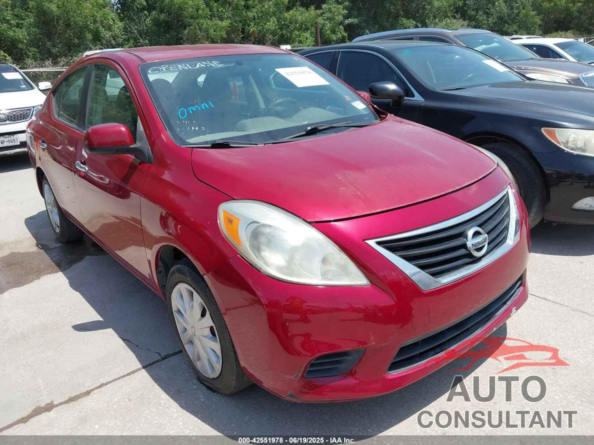 NISSAN VERSA 2013 - 3N1CN7AP7DL880709