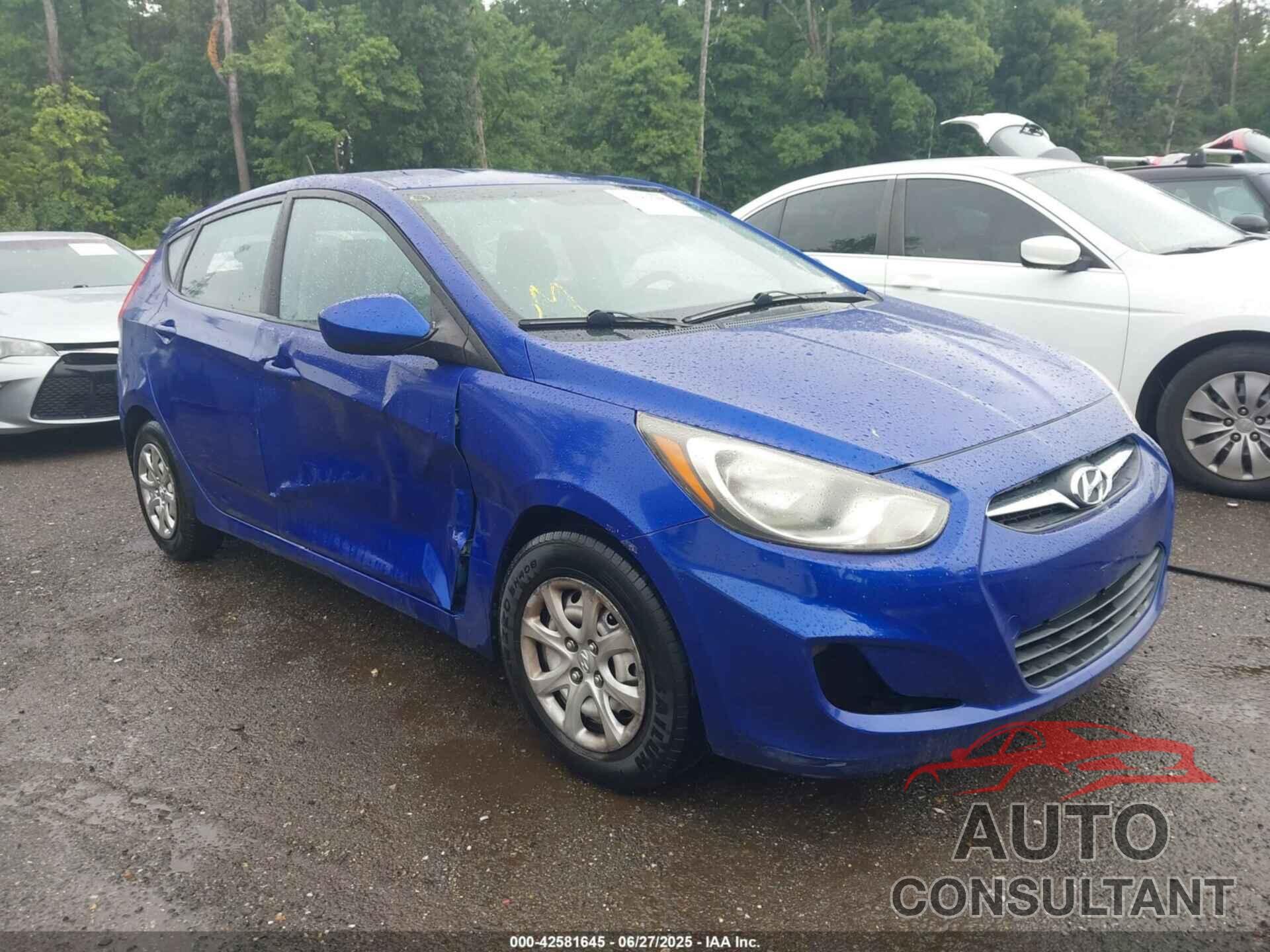 HYUNDAI ACCENT 2012 - KMHCT5AE1CU047705