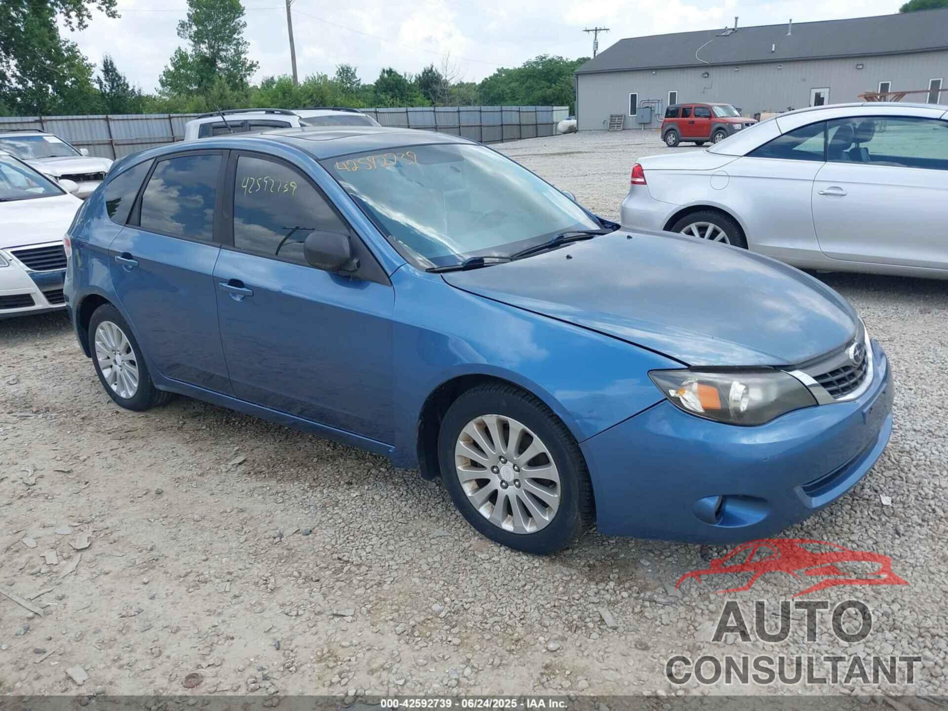 SUBARU IMPREZA 2009 - JF1GH60669H811952